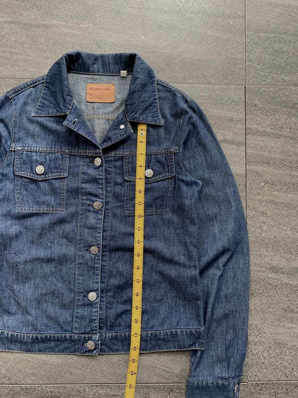 Helmut Lang FREE TAX! 1998 Light Denim Trucker Jacket Size US XS / EU 42 / 0 - 11 Thumbnail