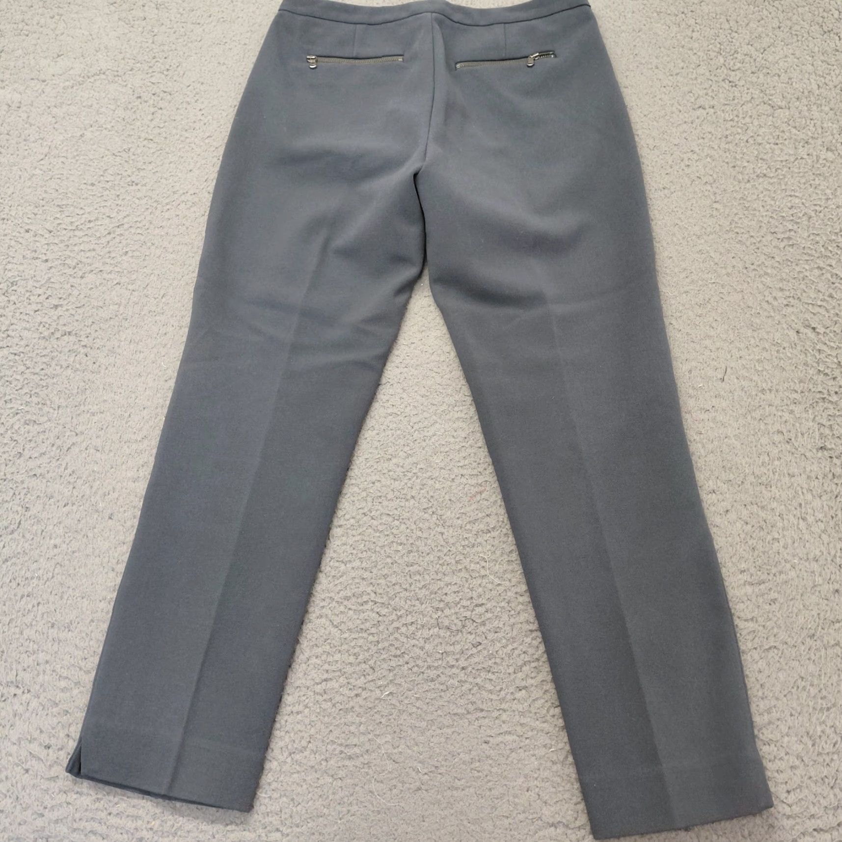 J.Crew VINTAGE J.Crew Pants Women’s Size 4 Gray Side Zip Ankle Dress Slacks Zipper Pockets... Size 27" / US 4 / IT 40 - 2 Thumbnail