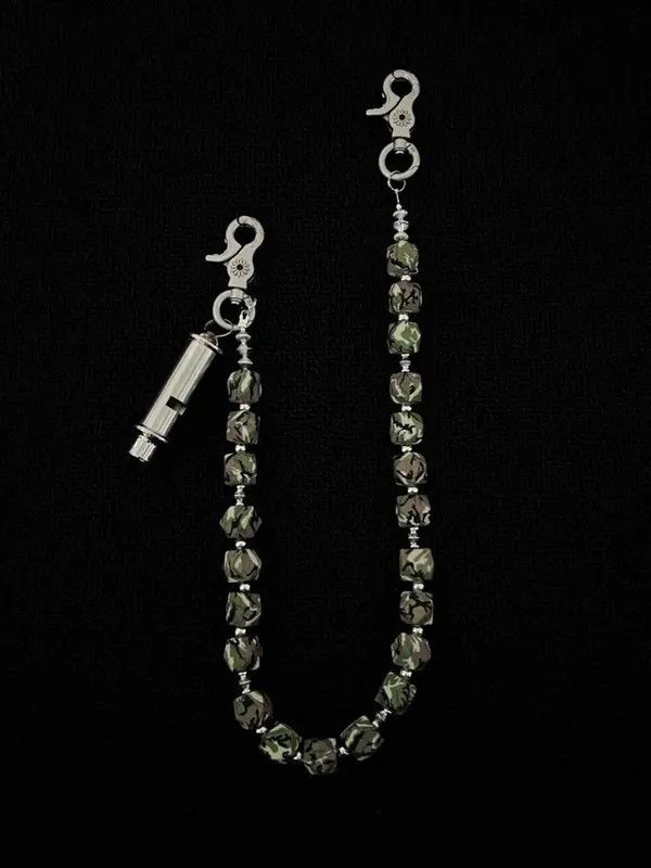 Jewelry Camouflage Bead Wallet Chain,Y2K Pants / Jeans Chain Size ONE SIZE - 4 Thumbnail