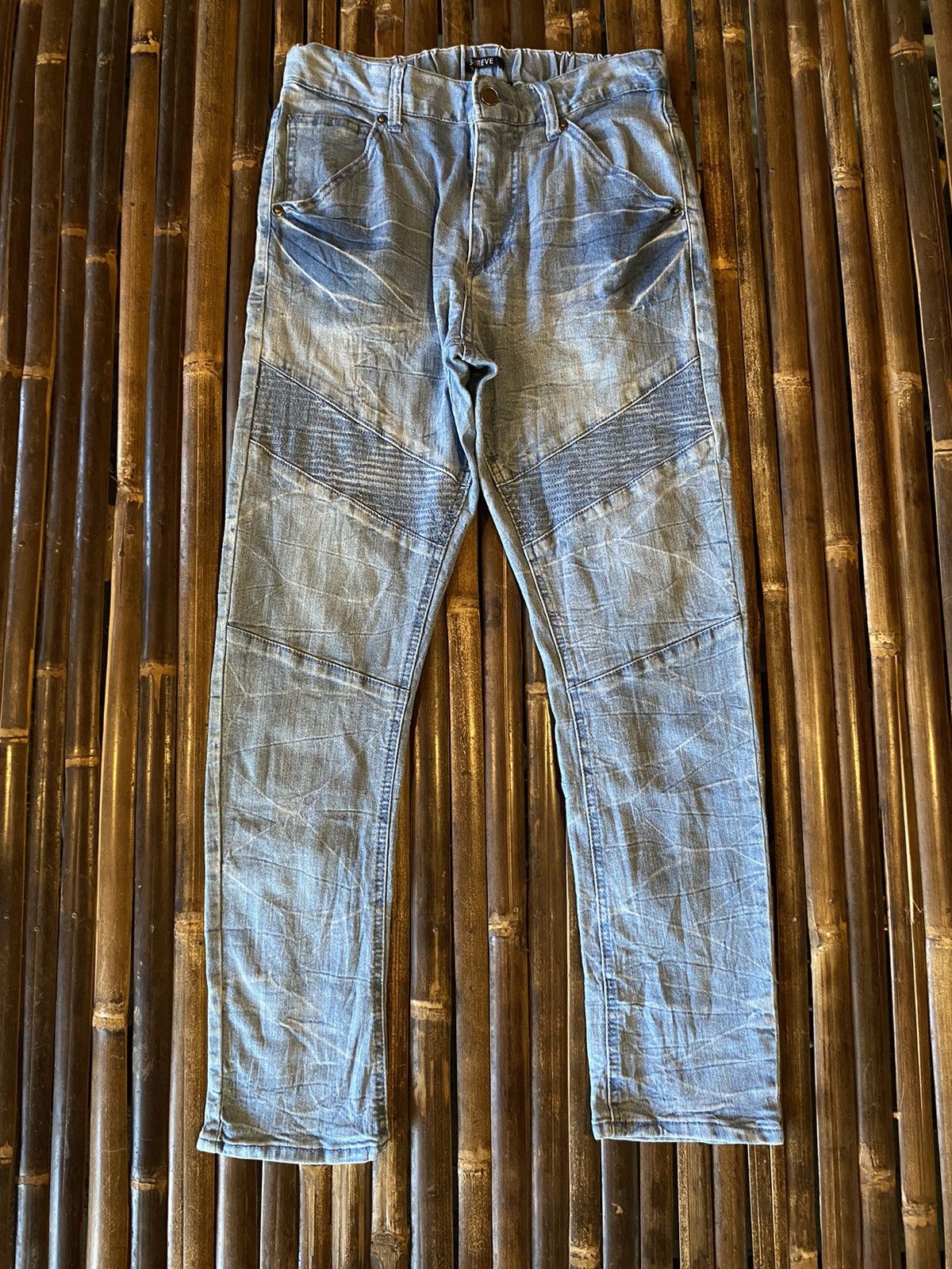 If Six Was Nine × Japanese Brand SUREVE BIKERS DENIM PANTS Size 30" / US 8 / IT 44 - 1 Thumbnail