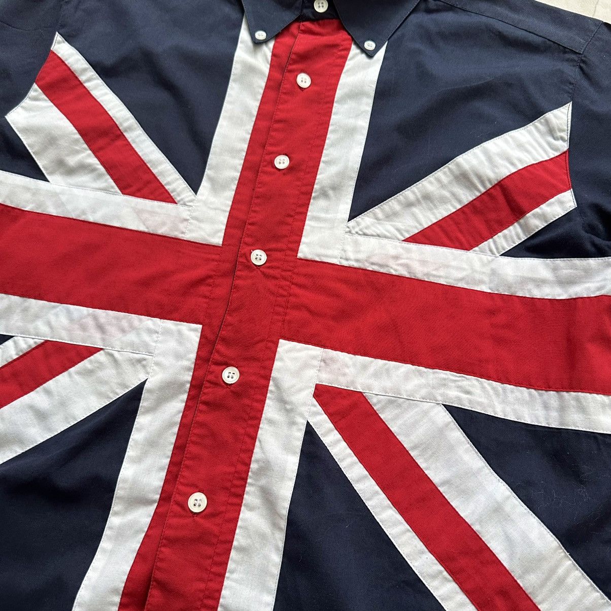 Hysteric Glamour × Undercover 00s British London Flag Button Shirt LGB If Six Was Nine Size US M / EU 48-50 / 2 - 4 Thumbnail