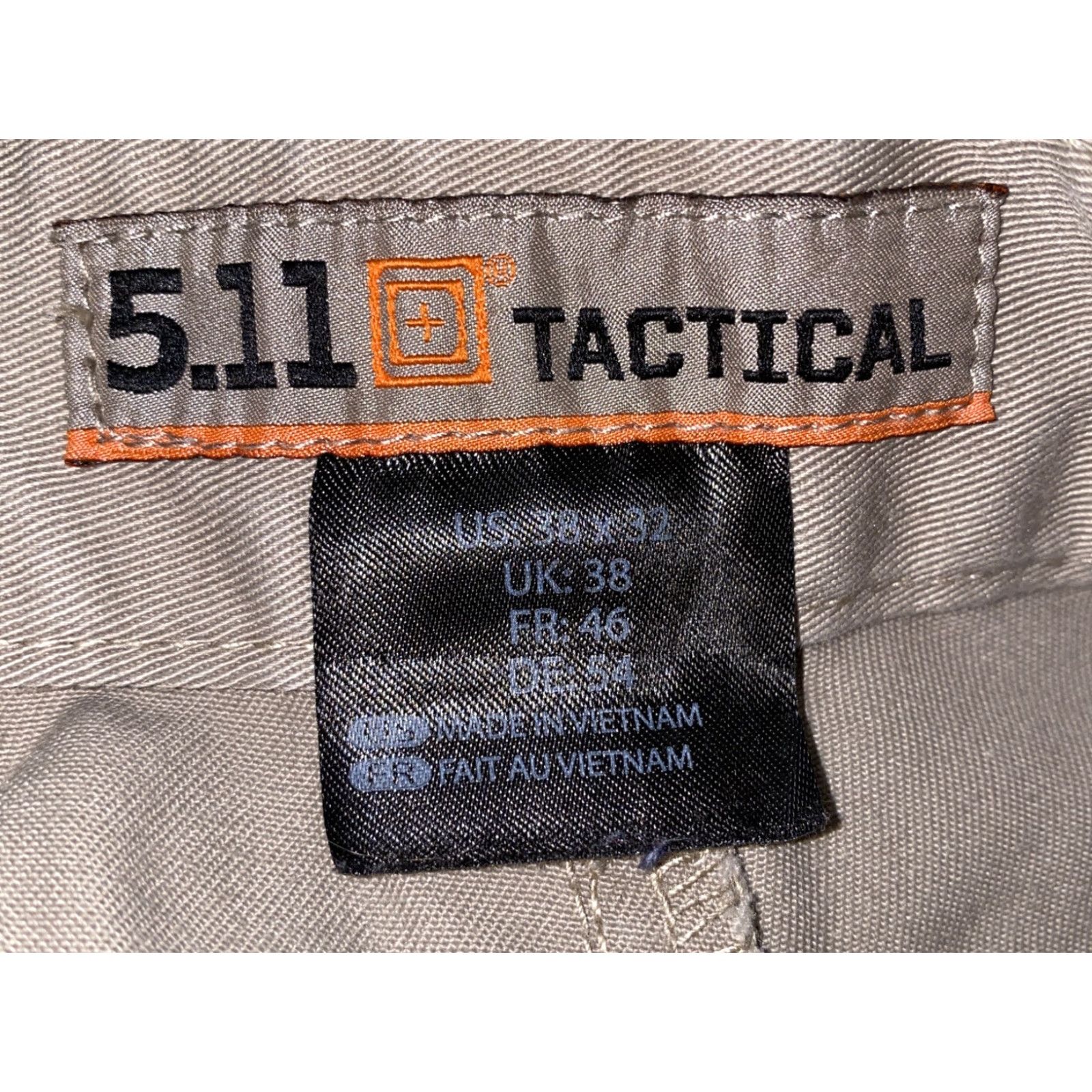 Vintage 5.11 Tactical Mens Beige Polyester/Cotton Zip Fly Pants Size 37 X 30 Pants Regular Men 37 30 Beige Casual0 Size US 37 - 5 Thumbnail
