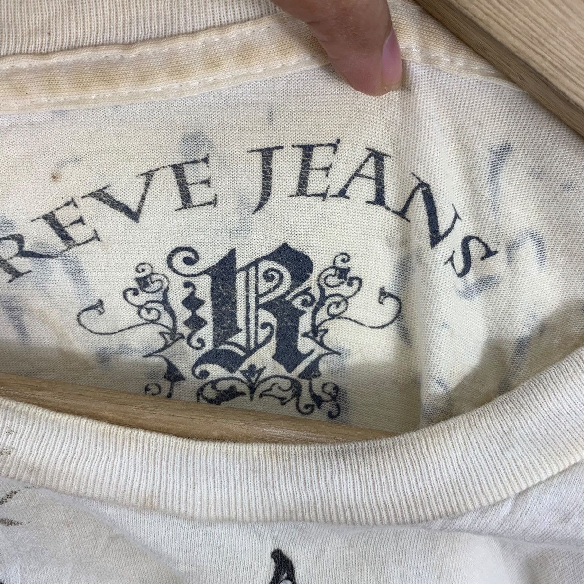 Vintage REVE JEANS SWAROVSKI Fall From Grace AOP Tee Shirt Top Size S / US 4 / IT 40 - 6 Thumbnail