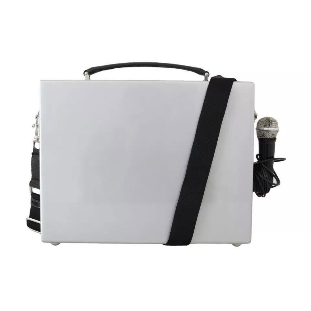 Dolce & Gabbana Dolce & Gabbana Silver Retro Radio Boombox Limited Edition H Size ONE SIZE - 4 Thumbnail