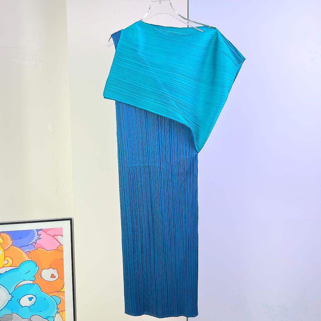 Pleats Please Issey Miyake PLEATS PLEASE ISSEY MIYAKE Pleated Sleeveless Dress Size 3 Size M / US 6-8 / IT 42-44 - 1 Thumbnail