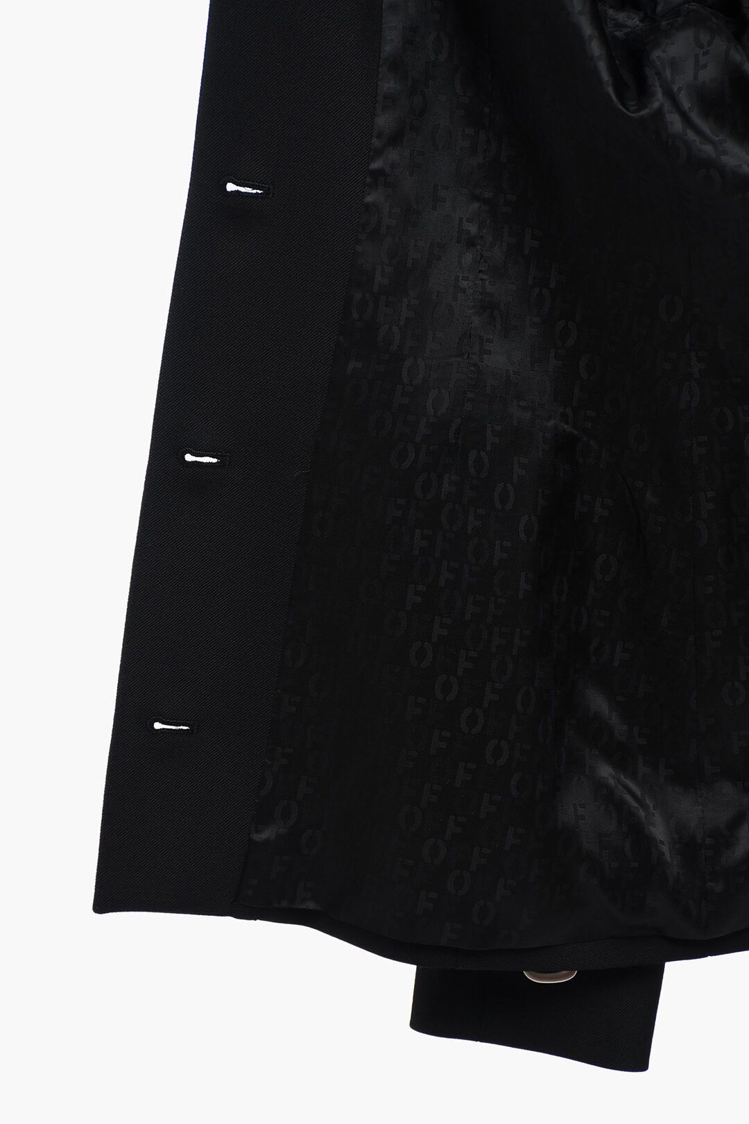 Off-White og1mm1125 Buckle Cargo Blazer in Black Size M / US 6-8 / IT 42-44 - 6 Thumbnail
