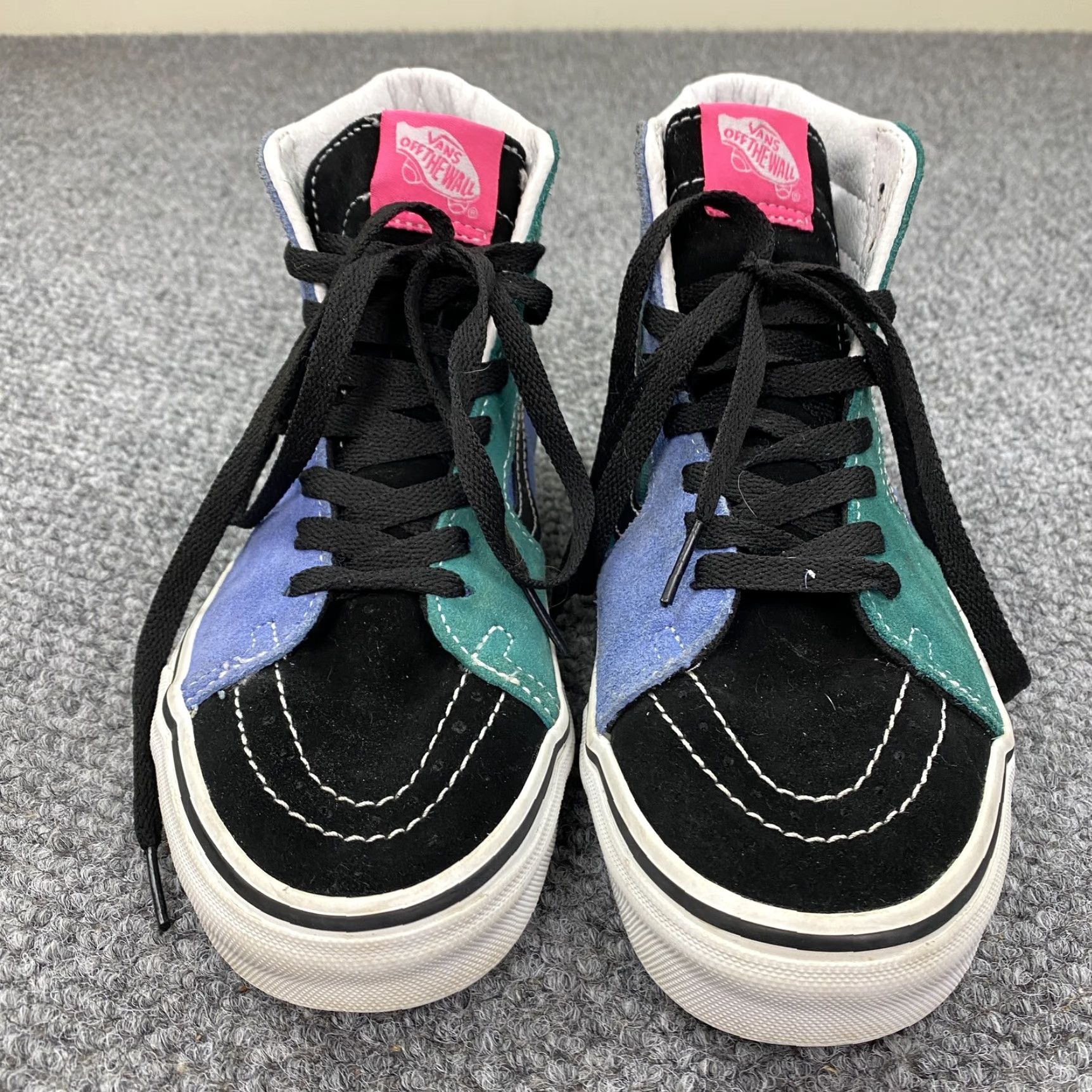 Vans Vans Sk8-Hi Shoes Womens 7.5 Multicolor Suede Canvas High Top Sneakers Size M / US 6-8 / IT 42-44 - 4 Thumbnail
