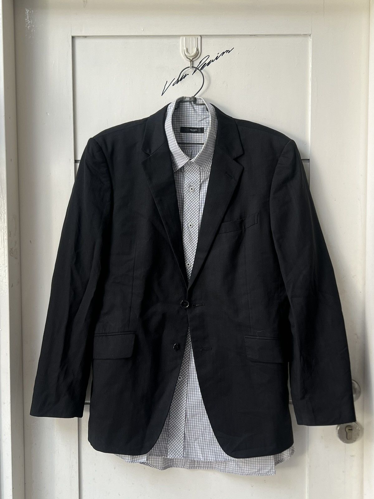 Yohji Yamamoto SACSNY Y’SACCS Yohji Yamamoto Shirt Blazers Size 52L - 10 Thumbnail