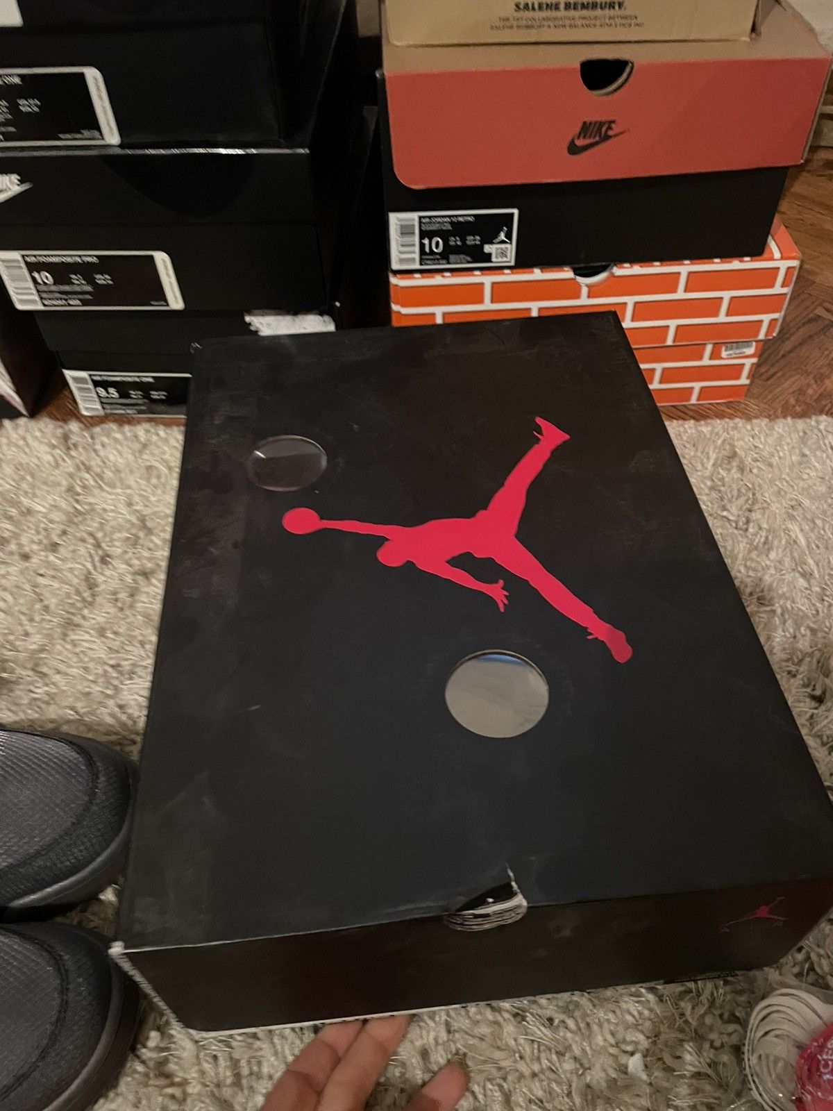 Jordan Brand × Off-White OFF WHITE x Jordan 5 Muslin Size US 10.5 / EU 43-44 - 12 Thumbnail