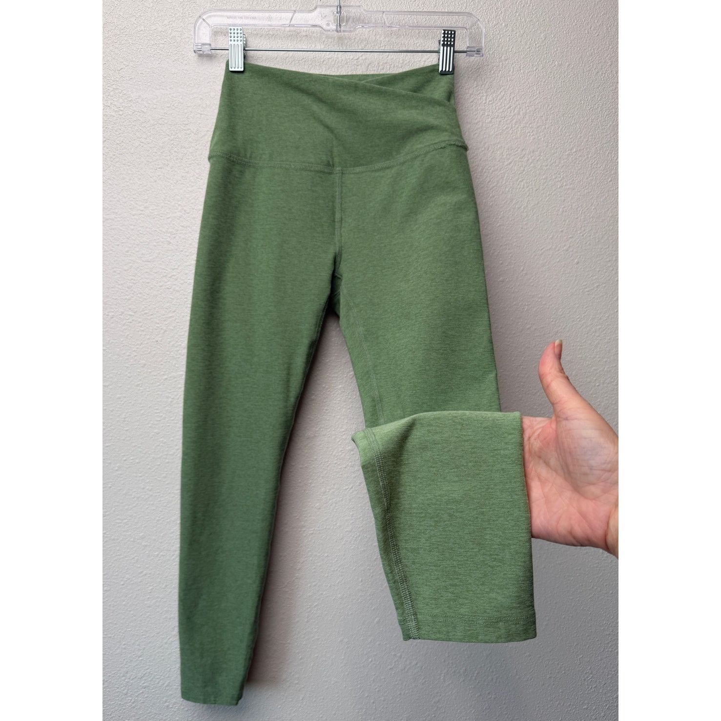 Beyond Yoga Beyond Yoga Green Legging Sports Bra Set Women US S Size 23" - 6 Thumbnail