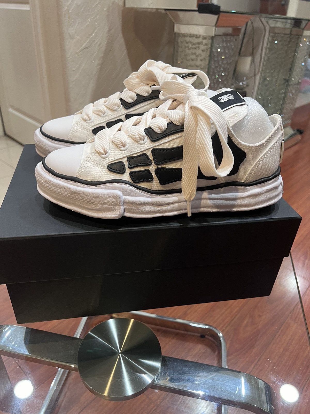 Amiri AMIRI x Maison MIHARA YASUHIRO MMY BONES Size US 8 / EU 41 - 6 Thumbnail