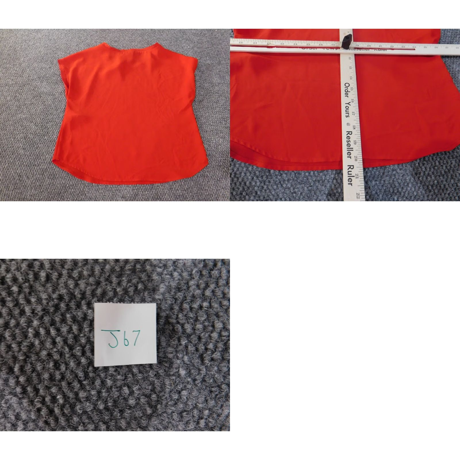 Banana Republic Banana Republic Blouse Womens P2XS Petite Red Crew Neck Short Sleeve Pullover Top Casual Classic Stretch Modal Polyester Rayon XS? Size XXS / US 00 / IT 34 - 8 Thumbnail