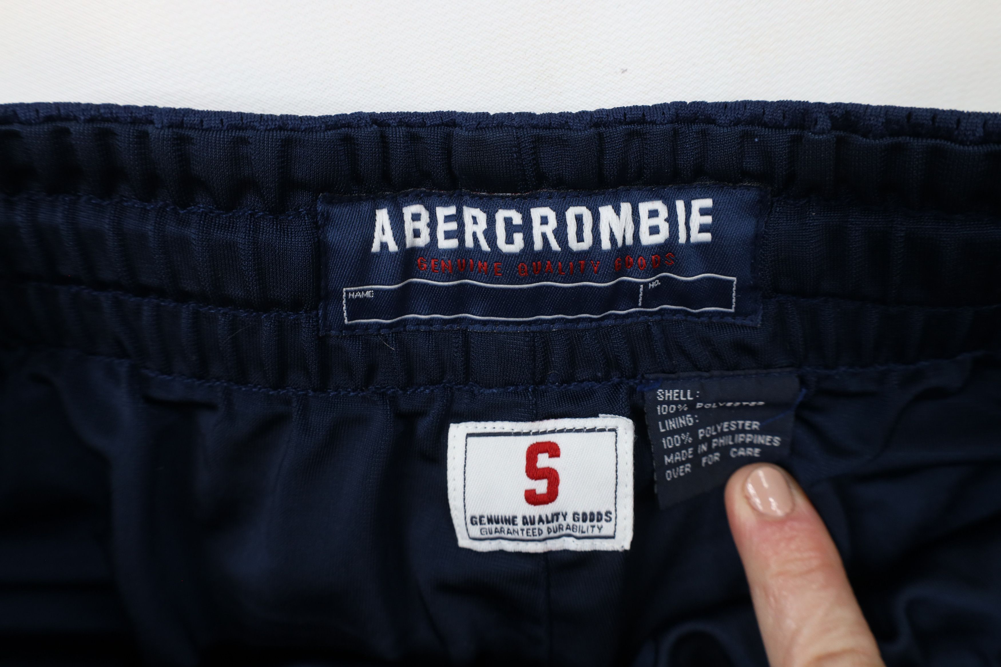 Abercrombie & Fitch × Vintage Vintage 90s Y2K Abercrombie & Fitch Mesh Basketball Shorts Size US 30 / EU 46 - 7 Thumbnail