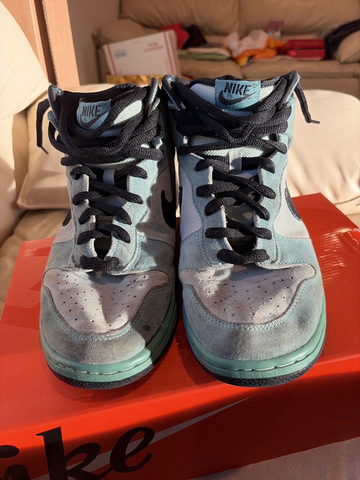Nike Nike SB Dunk High "Sea Crystal" Size US 9.5 / EU 42-43 - 2 Thumbnail