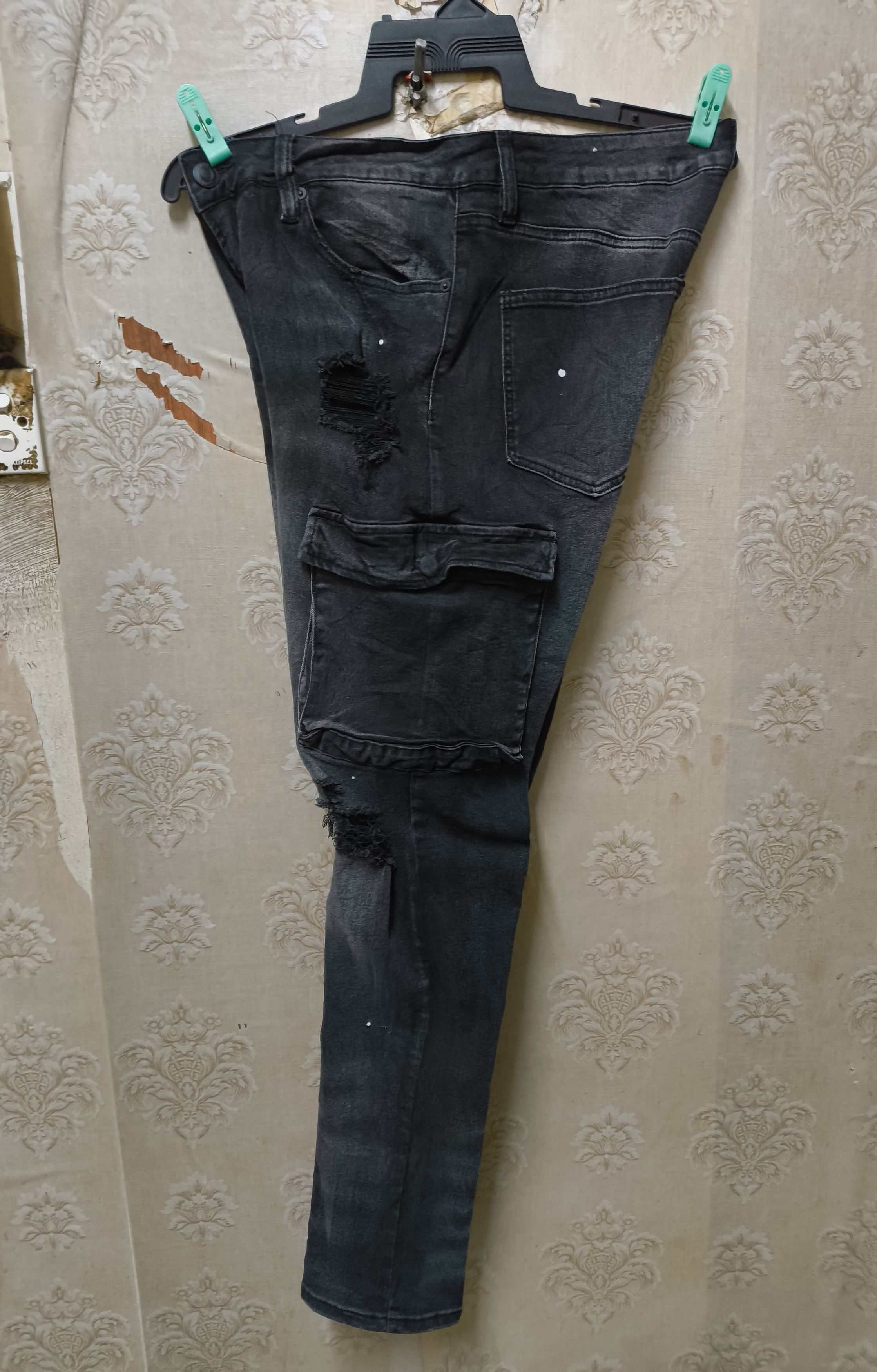 rue21 Rue21 Cargo Jeans Distressed denim Size US 34 / EU 50 - 6 Thumbnail