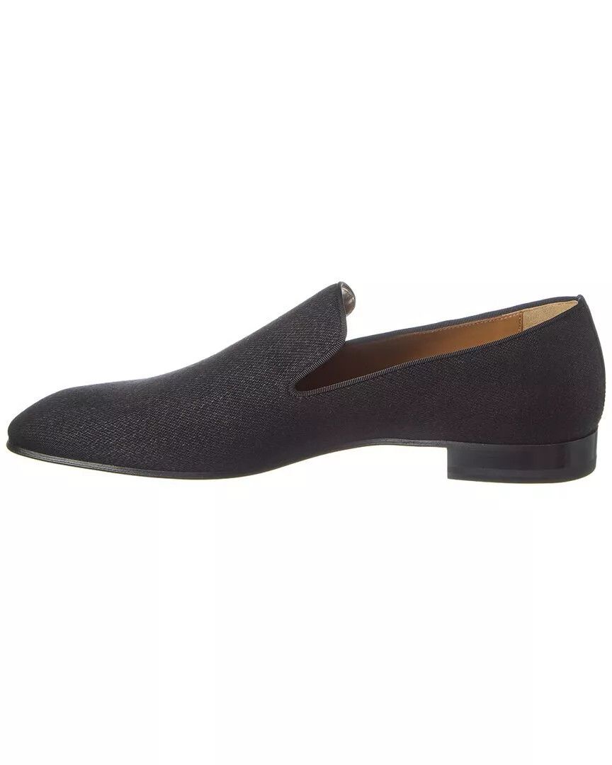 Christian Louboutin o1s1wg110924 Dandelion Flat Loafer in Black Size US 10 / EU 43 - 2 Thumbnail