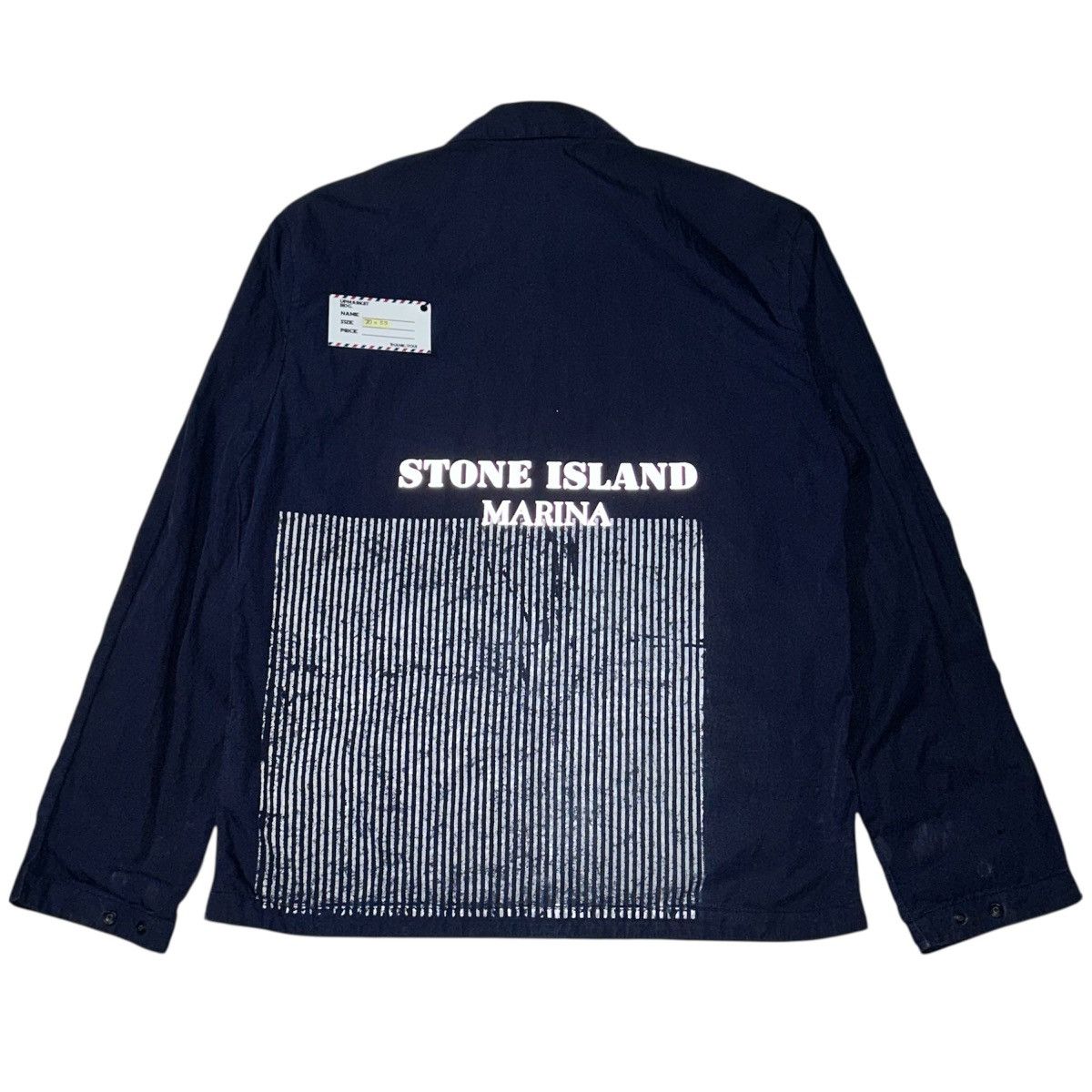 STONE  MARINA プリント ジャケット M イタリア製 Stone Island STONE ISLAND MARINA SS18 Hand Printed, reflective