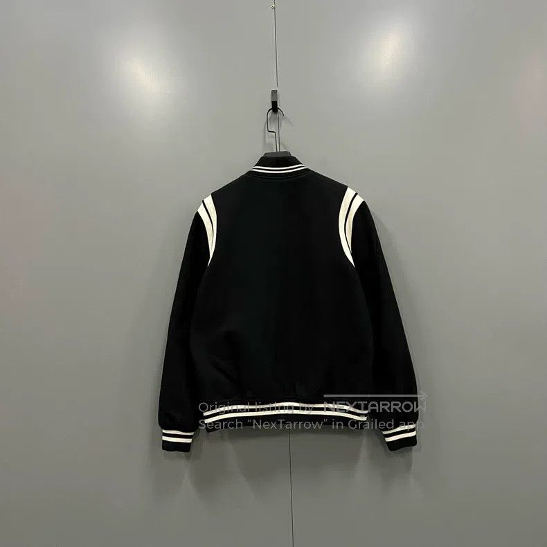 Saint Laurent Paris Saint Laurent Paris Striped baseball jacket Size US L / EU 52-54 / 3 - 2 Thumbnail