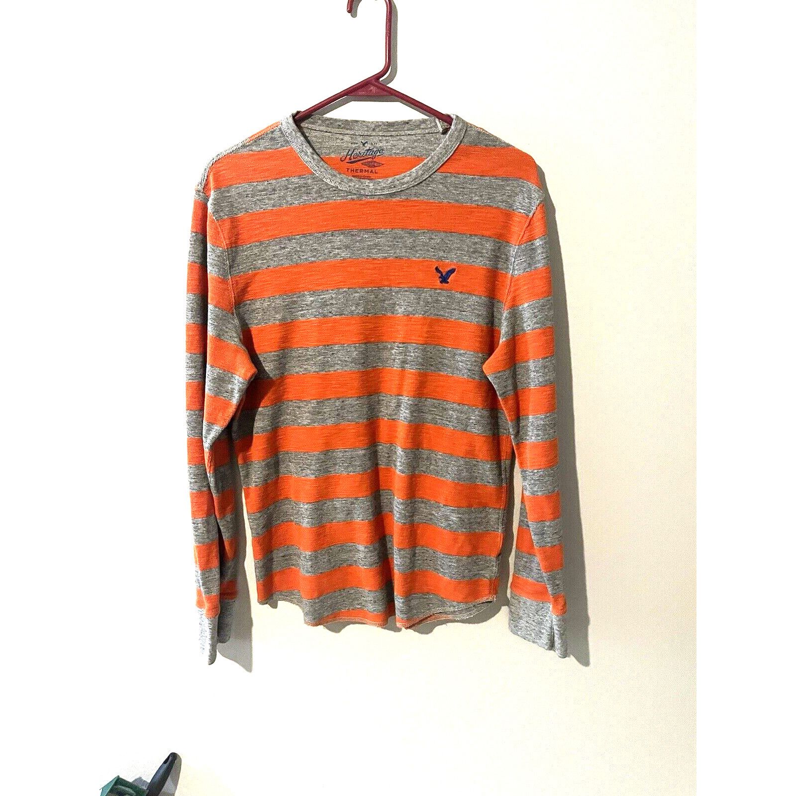 Other American Eagle T shirt Mens L Gray Heritage Thermal Waffle Size US XL / EU 56 / 4 - 1 Thumbnail