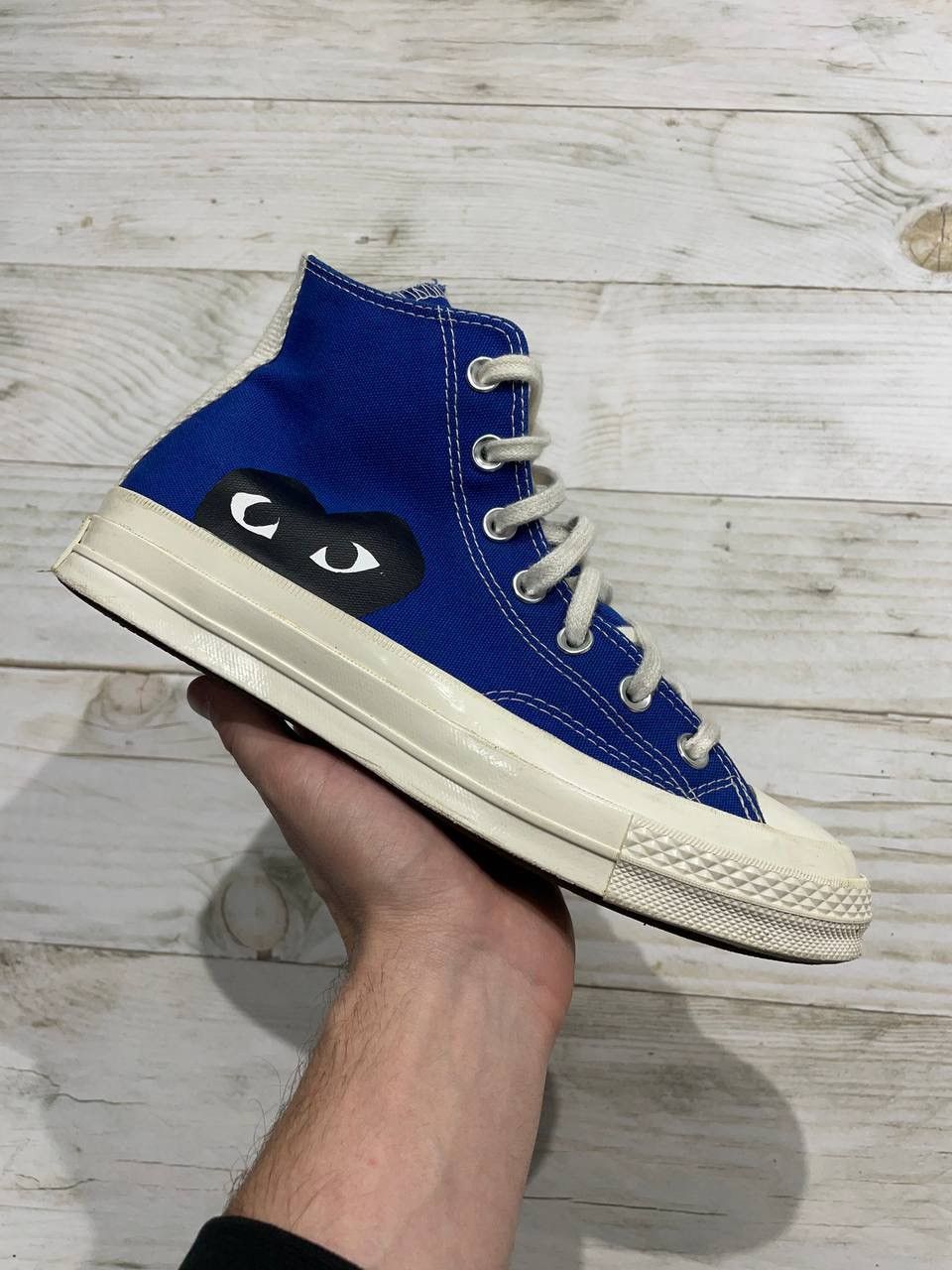 Comme des Garcons Comme Des Garçons Play x Converse High Top Sneakers Woman Size US 8 / IT 38 - 15 Thumbnail