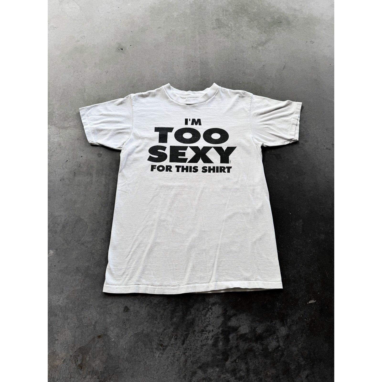Vintage 1990s "I'm Too Sexy For This Shirt" Tee Size M Size US M / EU 48-50 / 2 - 2 Thumbnail