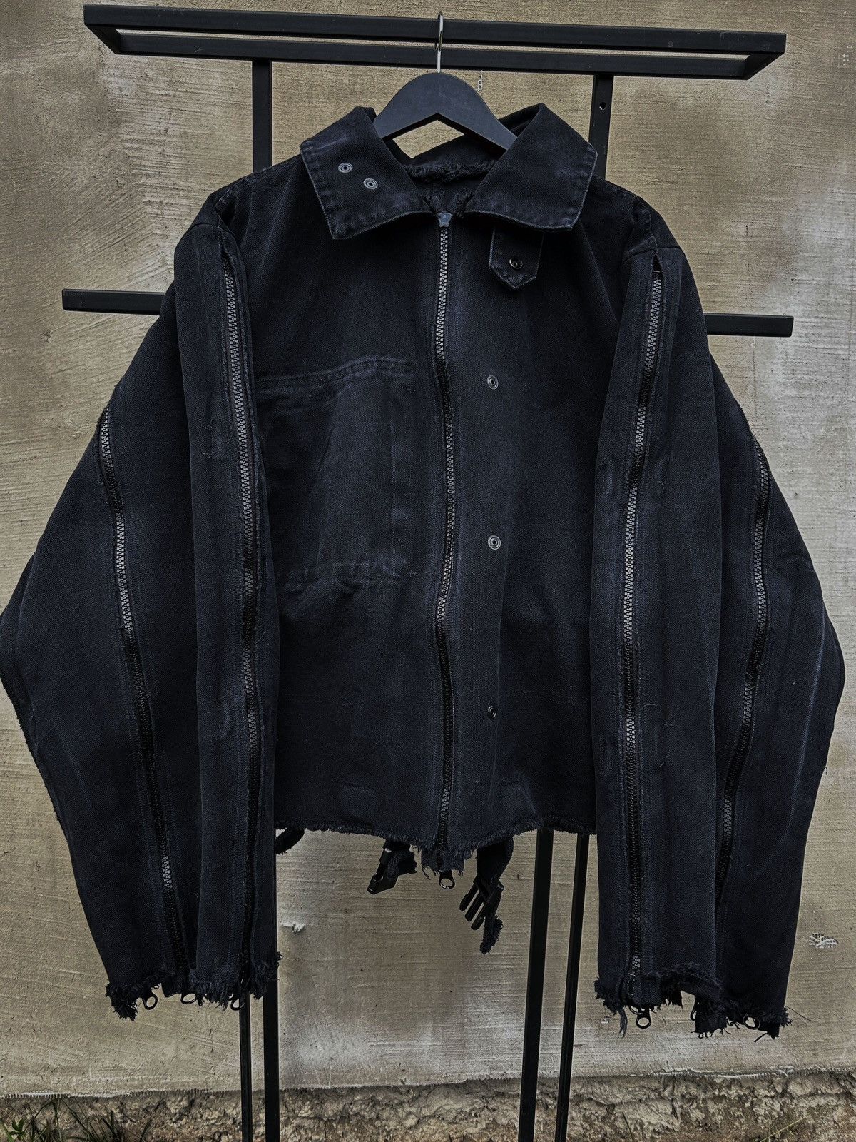 Other 🕷BALENCI RICK OWENS OPIUM CARTI STYLE Y2K BONDAGE JACKET Size US M / EU 48-50 / 2 - 4 Thumbnail