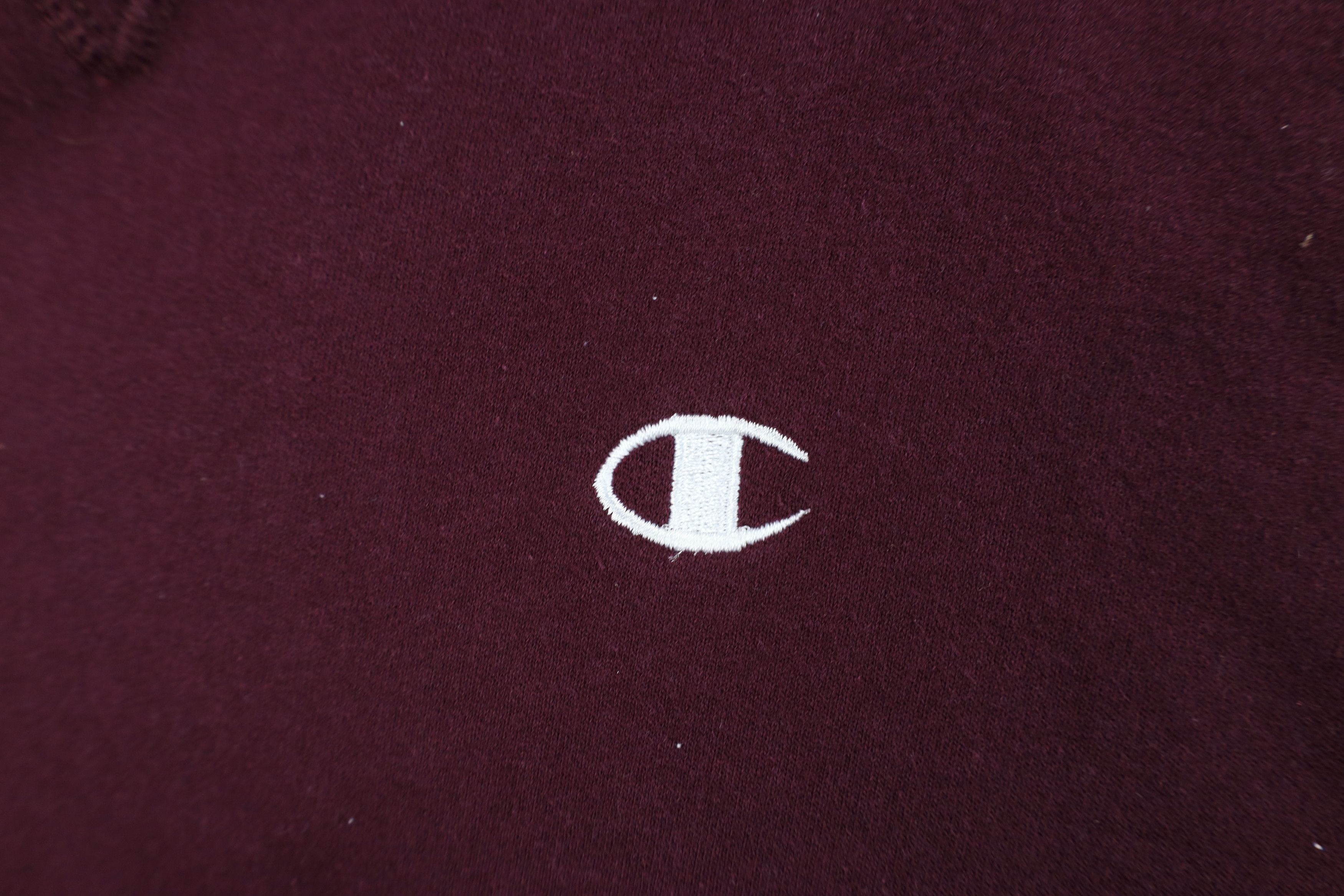 Champion Vintage 90s Champion Classic Logo Crewneck Sweatshirt Purple Size US XL / EU 56 / 4 - 4 Thumbnail