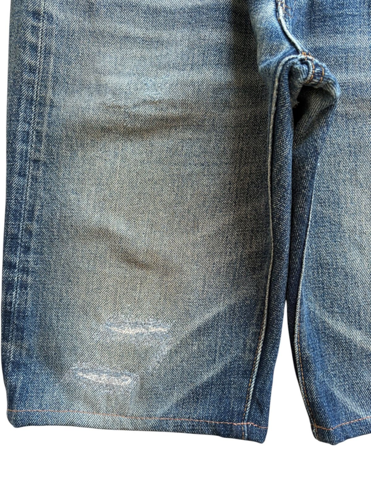 Denime × Japanese Brand Vintage Denime Selvedge Rusty Mud Wash Loose Baggy Shorts Size US 31 - 9 Thumbnail