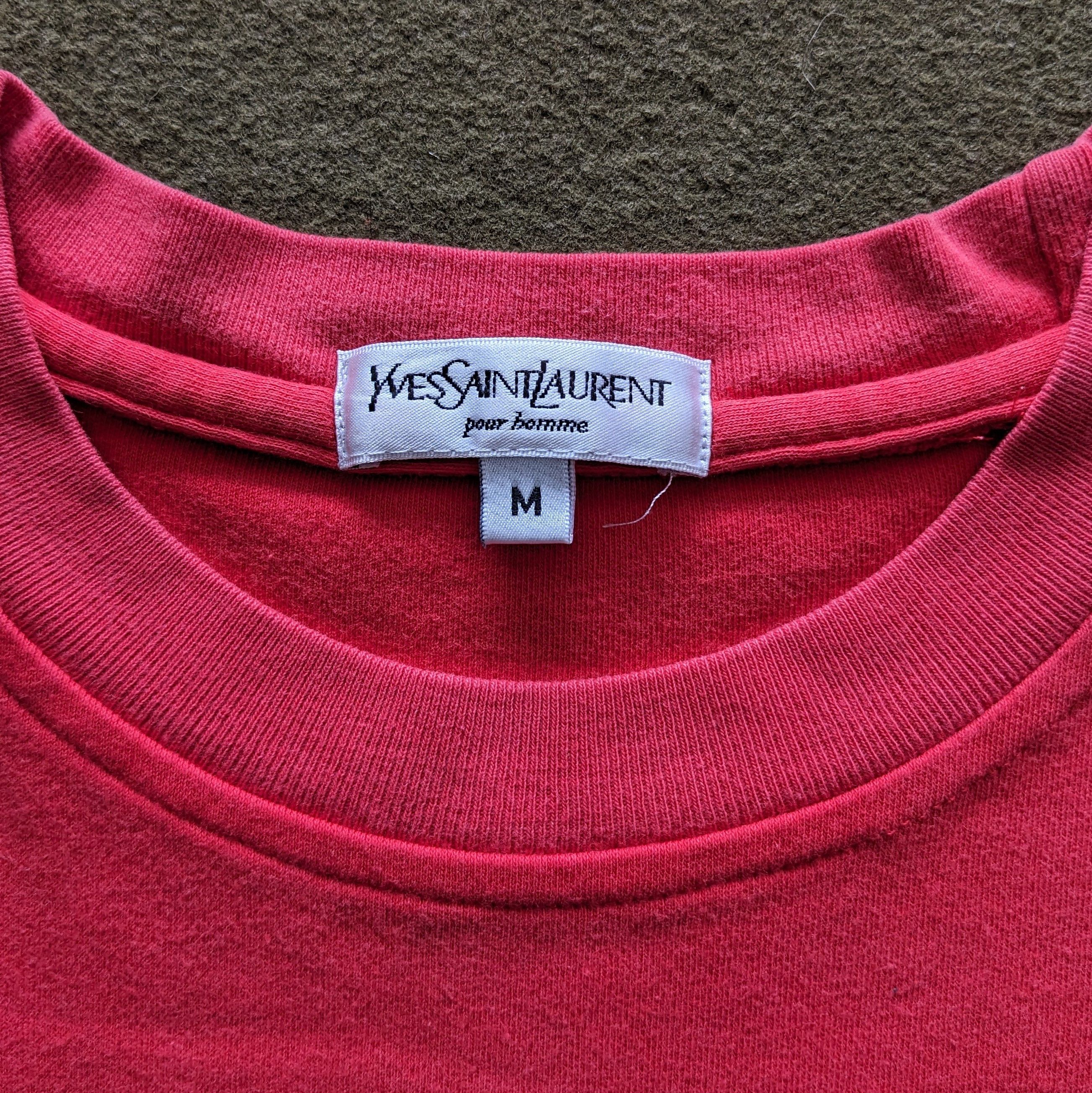 Yves Saint Laurent Vintage Yves Saint Laurent Luxury Brand T-shirt Size US L / EU 52-54 / 3 - 6 Thumbnail