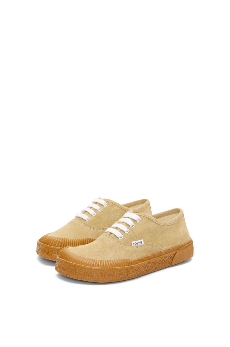 Loewe o1in1g0426 Terra Vulca Lace-Up Sneakers in Gold Size US 10 / EU 43 - 3 Thumbnail