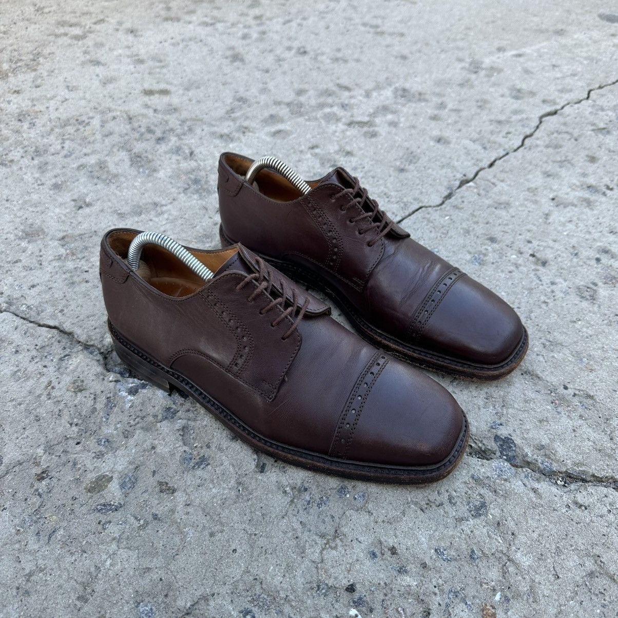 Leather Vintage Man’s Van Lier grandstands Leather Shoes Size 8 Size US 9 / EU 42 - 7 Thumbnail