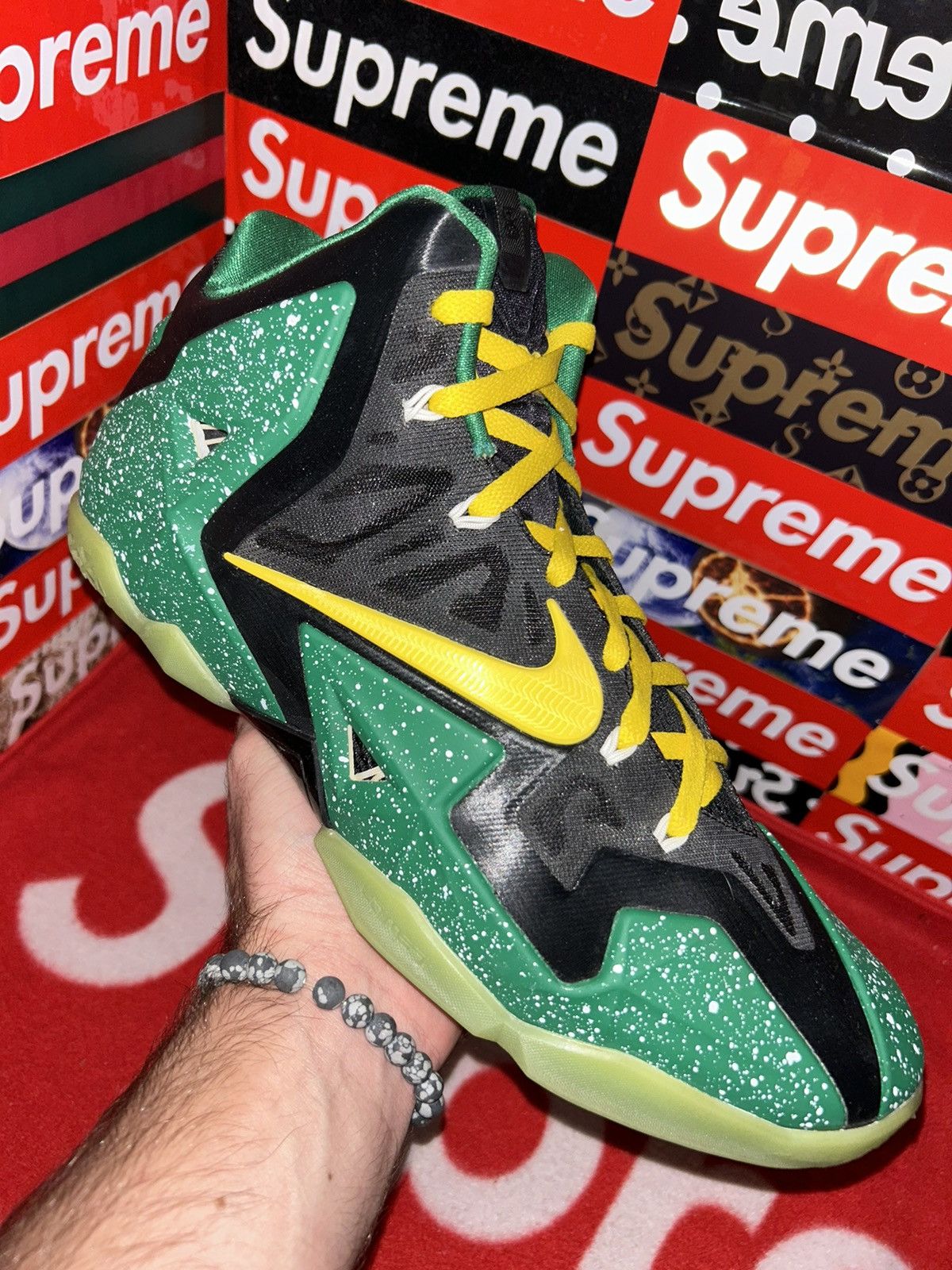 Nike Nike Lebron 11 iD 641216-991 size 12 nikeID VNDS RARE SHOES Size US 12 / EU 45 - 8 Thumbnail