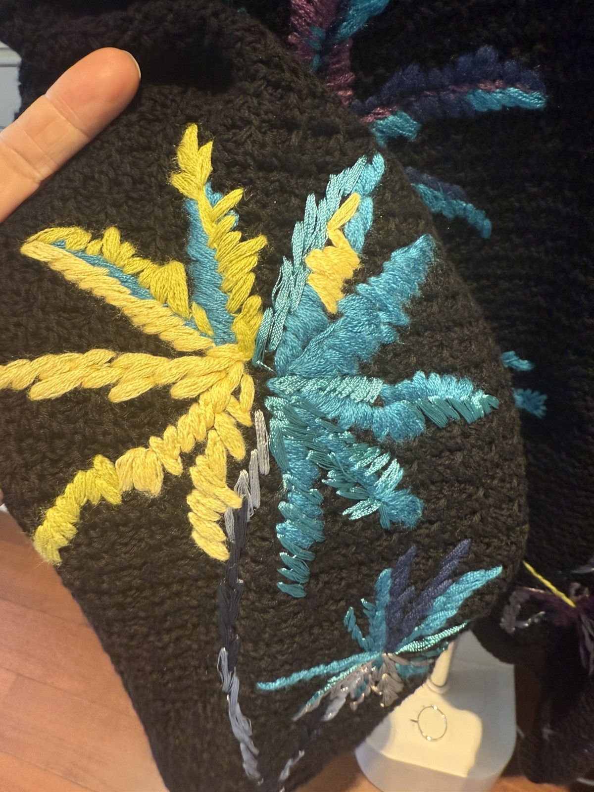 Valentino Multicolored palm tree embroidery jumper size M Size US M / EU 48-50 / 2 - 6 Thumbnail