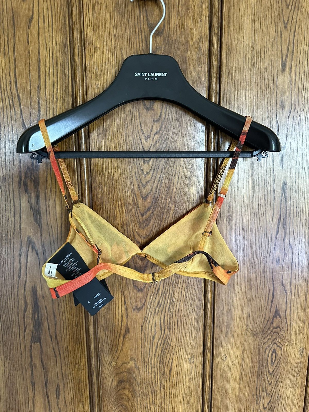 Saint Laurent Paris $590 Saint Laurent palm tree bra brassiere top S Size ONE SIZE - 2 Thumbnail