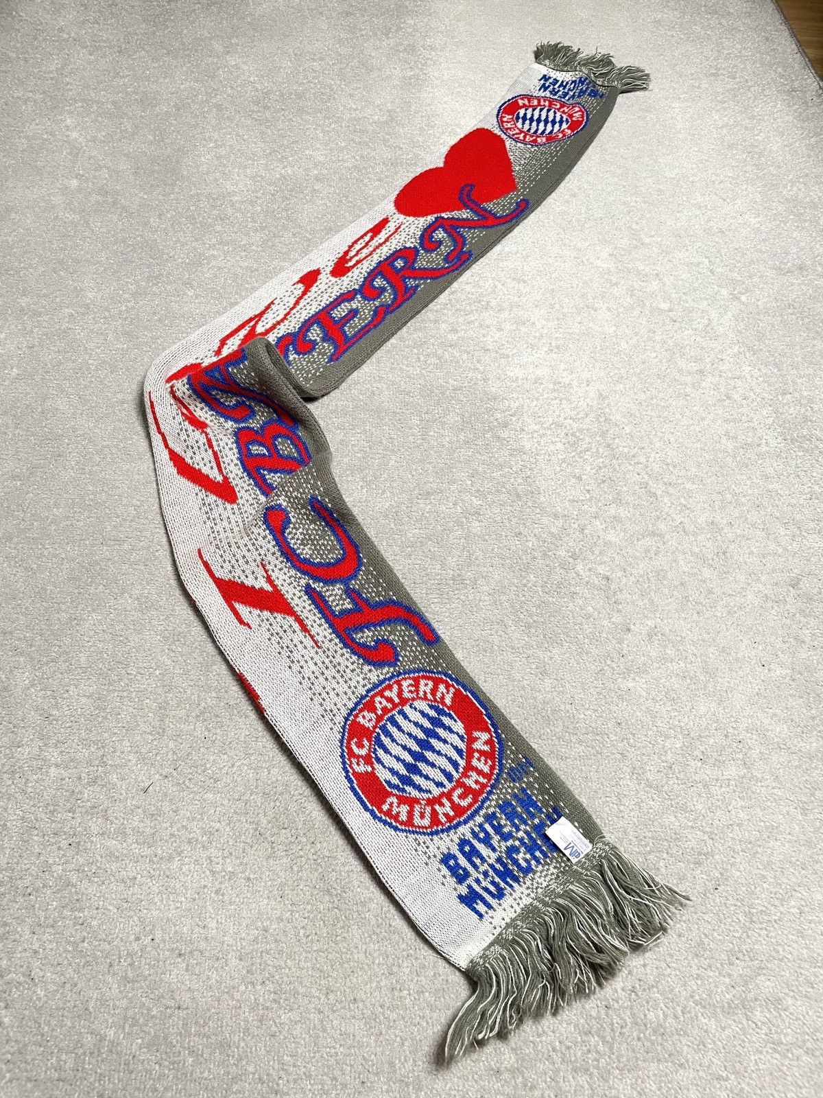 Vintage Vintage Scarf Scarves Football Soccer I Love Bayern Munchen Size ONE SIZE - 2 Thumbnail