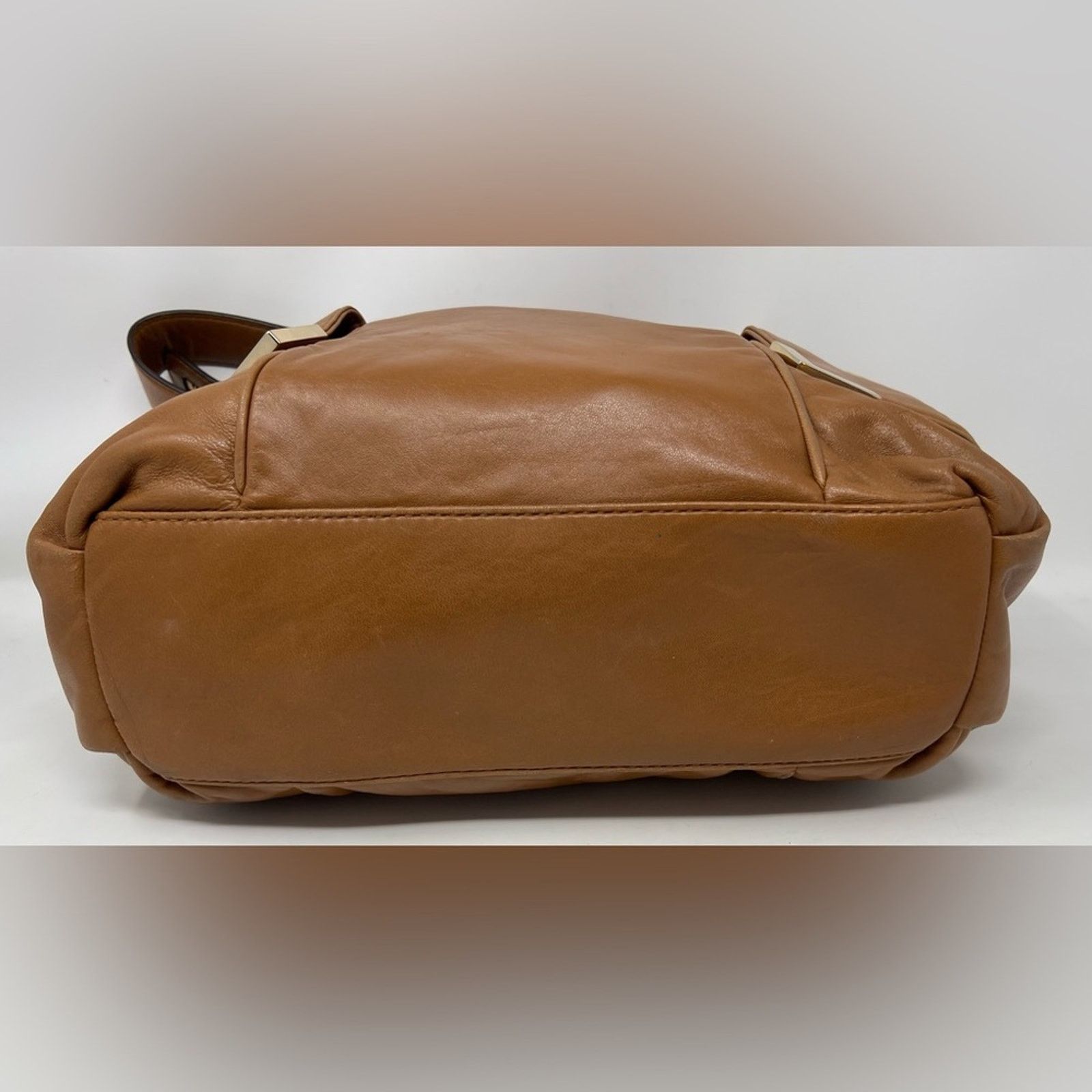 Michael Kors MICHAEL KORS-Leather Brown Beverly Handbag Size ONE SIZE - 4 Thumbnail