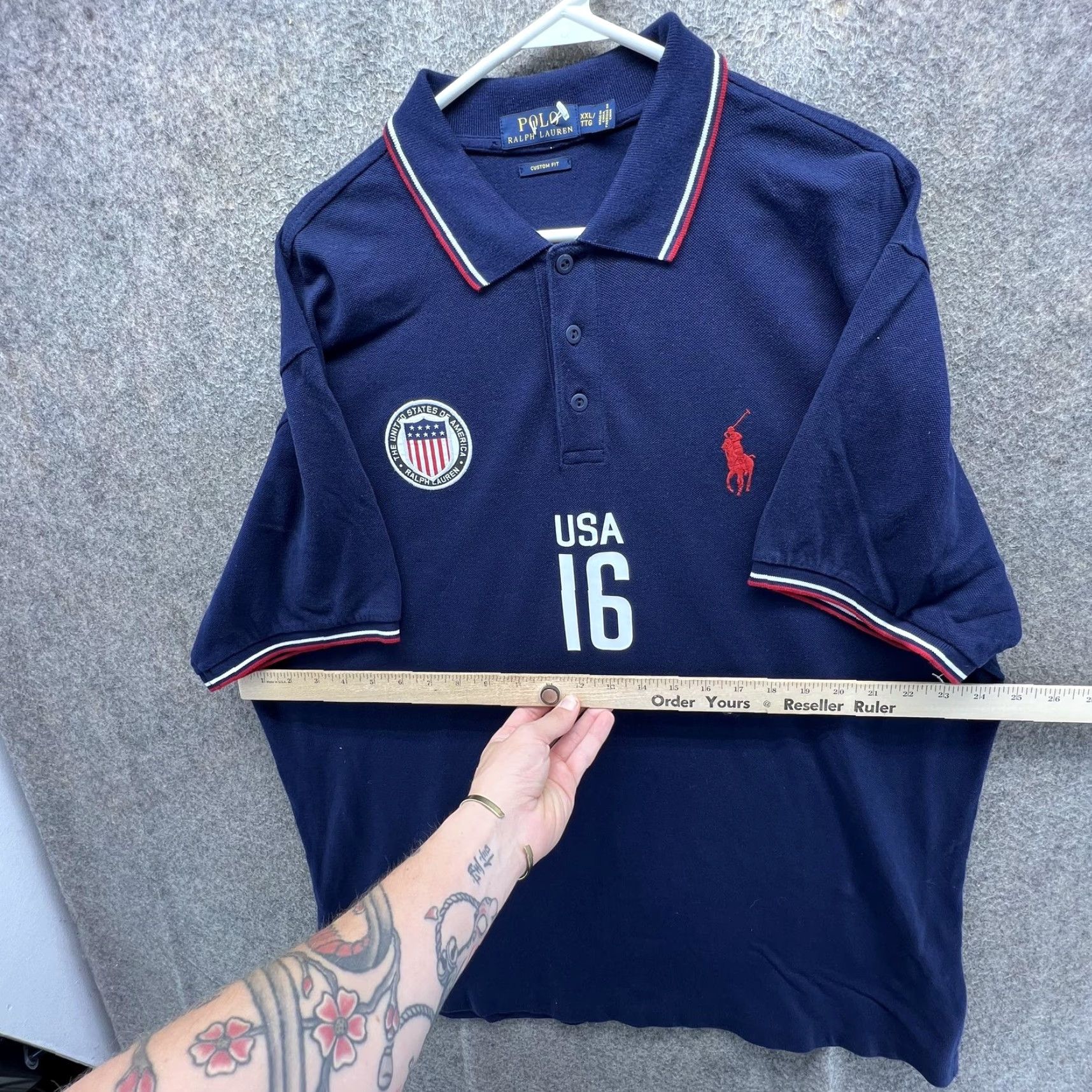Polo Ralph Lauren VINTAGE Polo Ralph Lauren Polo Shirt Mens 2XL Blue USA 16 Big Pony Casual Size US XXL / EU 58 / 5 - 3 Thumbnail