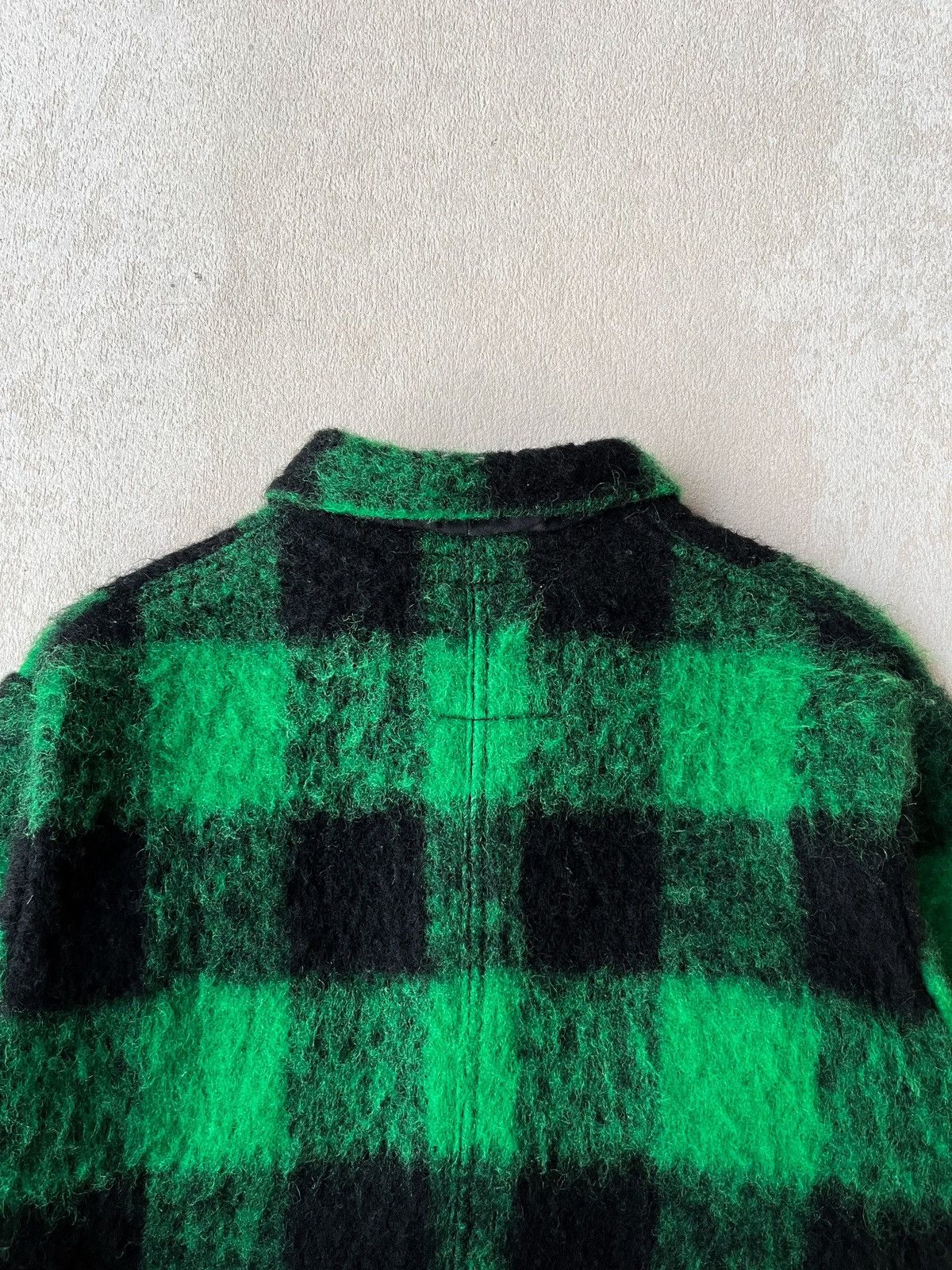 Japanese Brand BohemianS 🇯🇵 Wool / Mohair Plaid Chore jacket Size US L / EU 52-54 / 3 - 8 Thumbnail