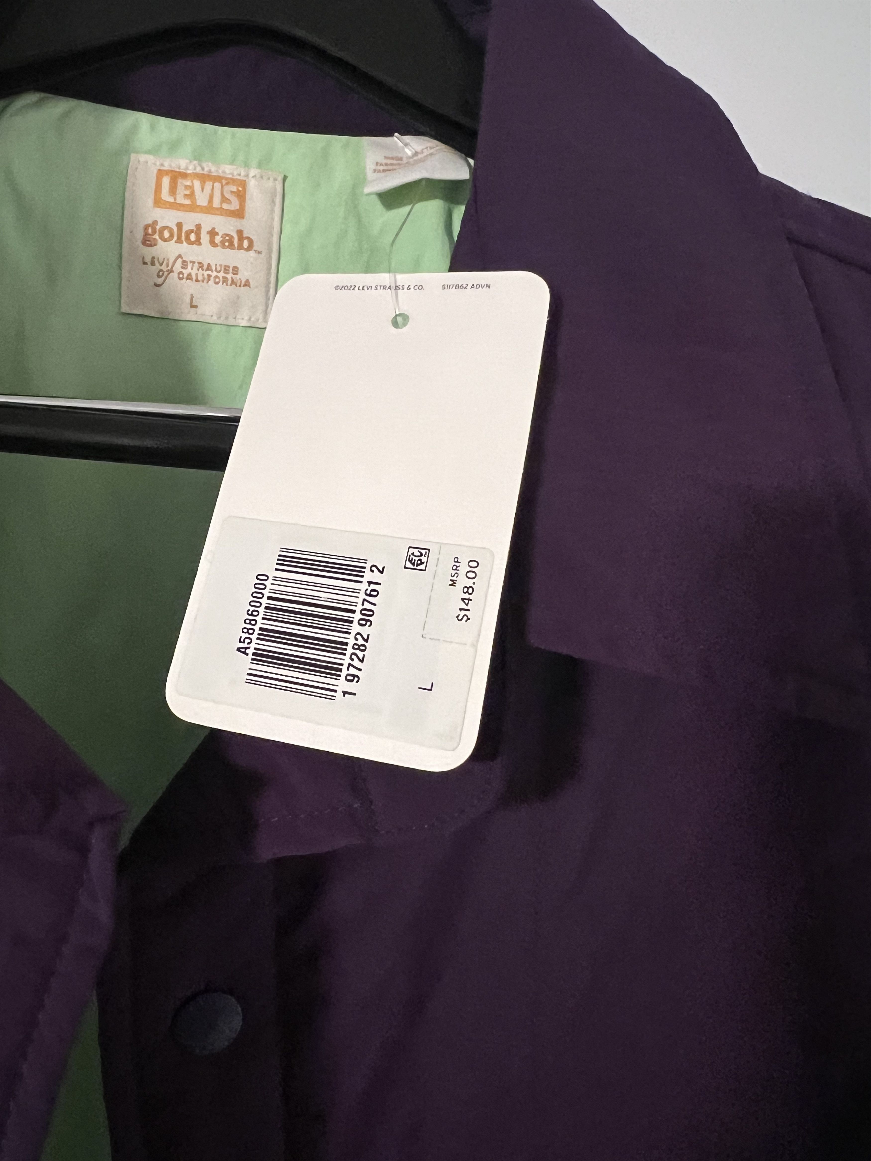 Levi's Levis Gold Tab Overshirt/Workshirt (jacket) Size US L / EU 52-54 / 3 - 5 Thumbnail
