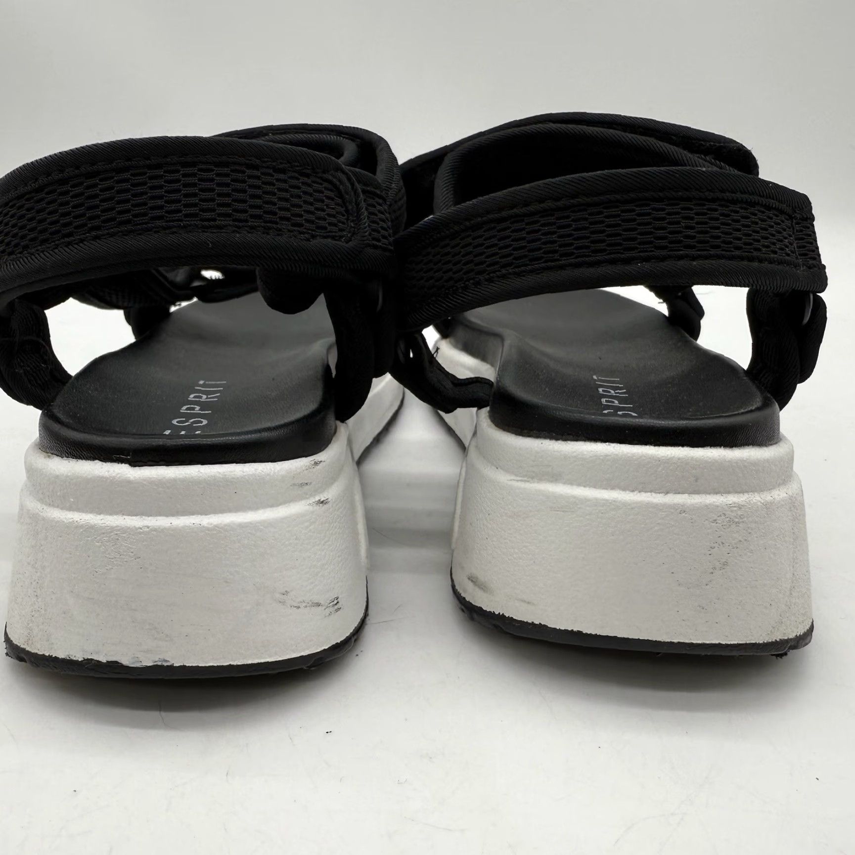 Esprit Esprit Y2K SABLE Black/ White Strappy Slingback Sandals Women Sz 7.5 Size US 8 / IT 38 - 7 Thumbnail