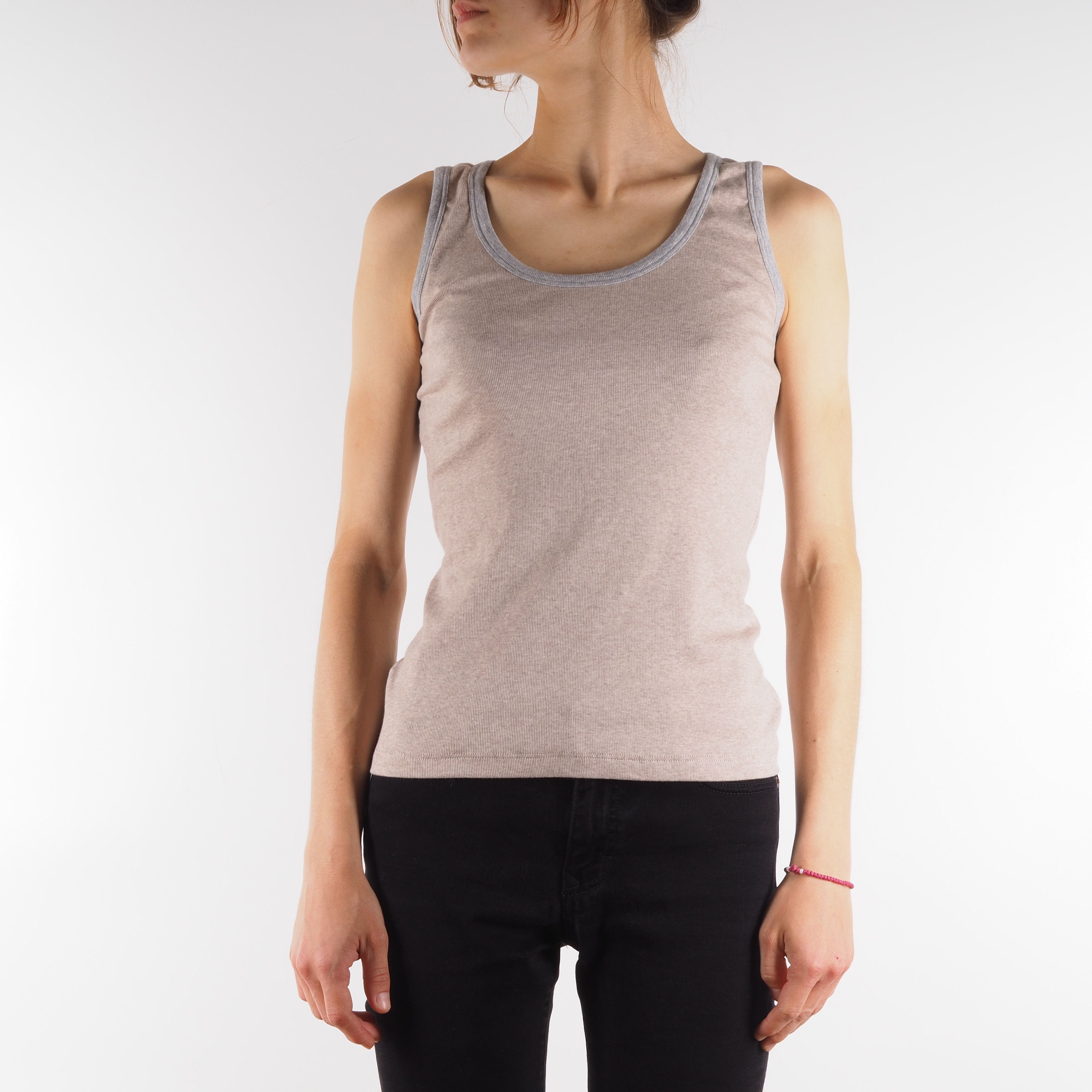 Fabiana Filippi Fabiana Filippi Beige Knit Tank Top Blouse Size M / US 6-8 / IT 42-44 - 1 Thumbnail