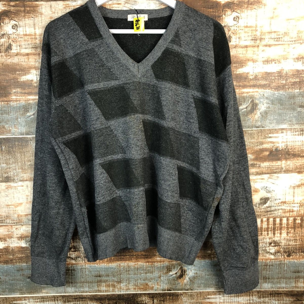 Homespun Knitwear × Japanese Brand Hi Land Grey japan vintage sweatshirt Knitwear #A1670 Size US M / EU 48-50 / 2 - 3 Thumbnail