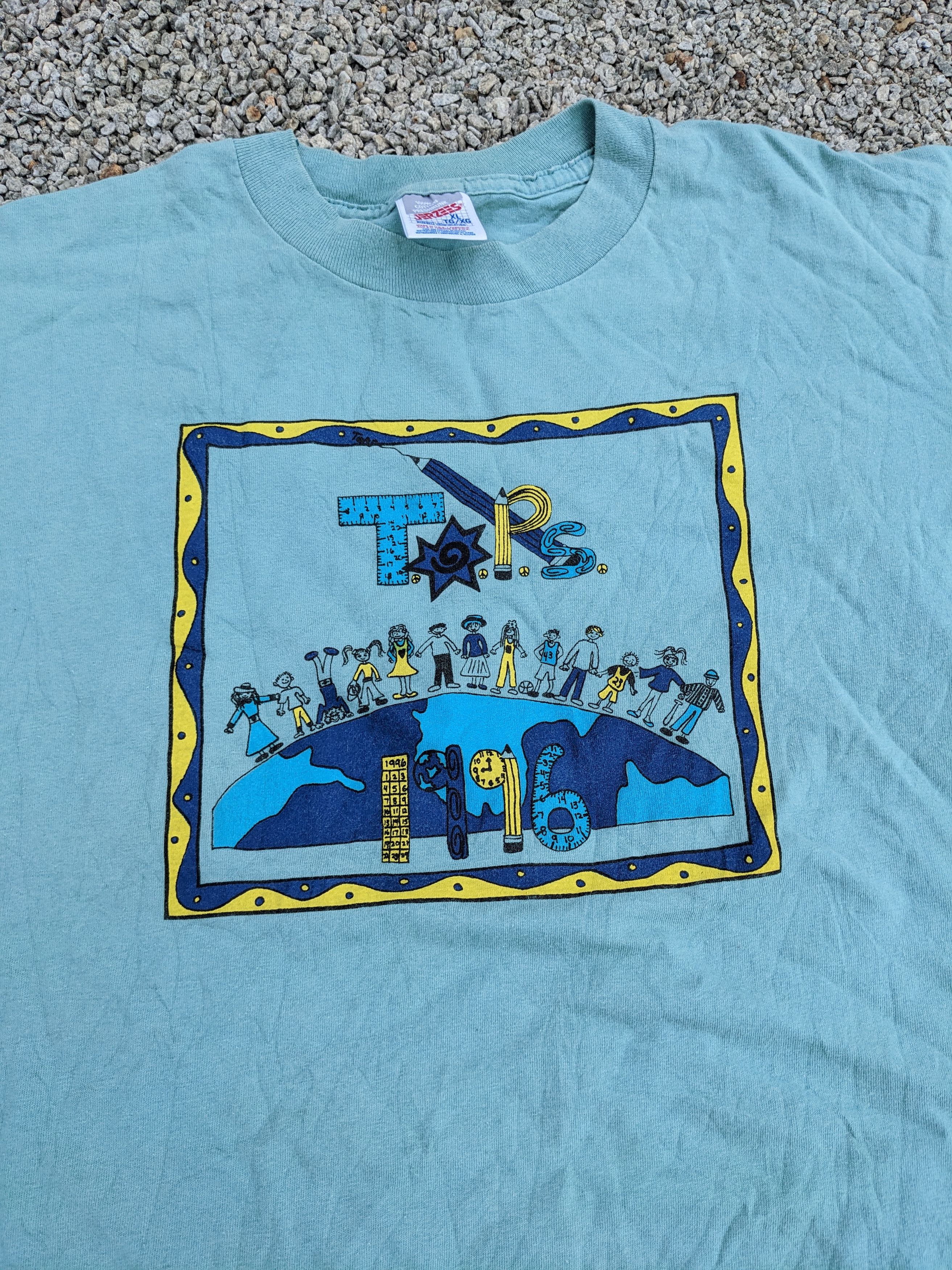 Rap Tees × Vintage Vintage 90s TOPS graphics quotes Tee XL faded Size US XL / EU 56 / 4 - 1 Thumbnail
