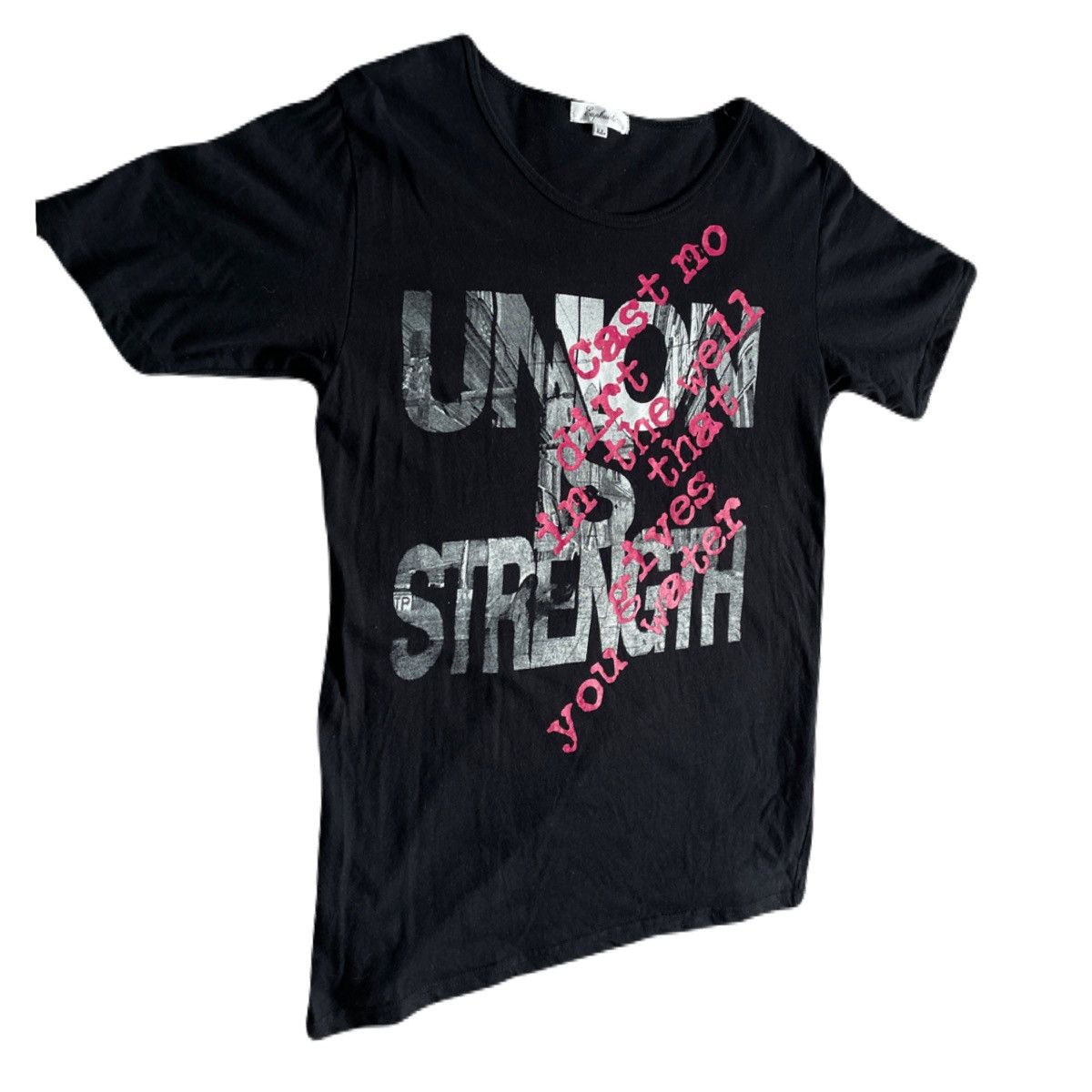 If Six Was Nine 2000s Japanese archive Vkei Gyaruo Poem Tee Y2K Size US S / EU 44-46 / 1 - 3 Thumbnail