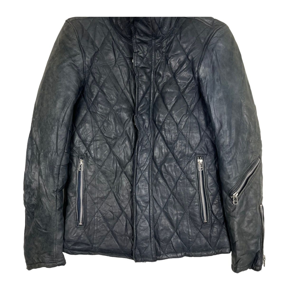 Vanquish 00s lamb leather fur jacket Women's – mauritiusleather