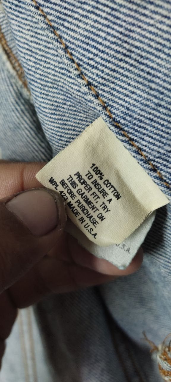 Levi's VINTAGE LEVIS SMALL E DENIM JACKET MADE IN USA Size US S / EU 44-46 / 1 - 14 Thumbnail