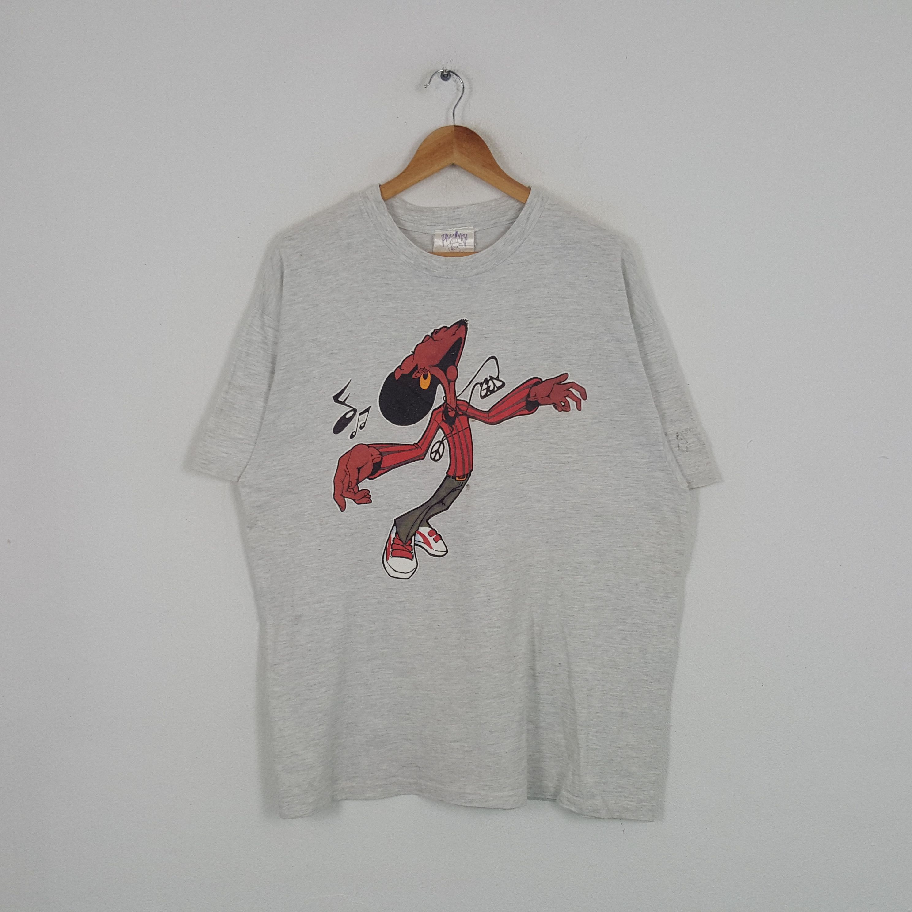 Rap Tees × Vintage Vintage 90's Phunky Circle American Hip Hop Style Tshirt Size US XL / EU 56 / 4 - 1 Thumbnail