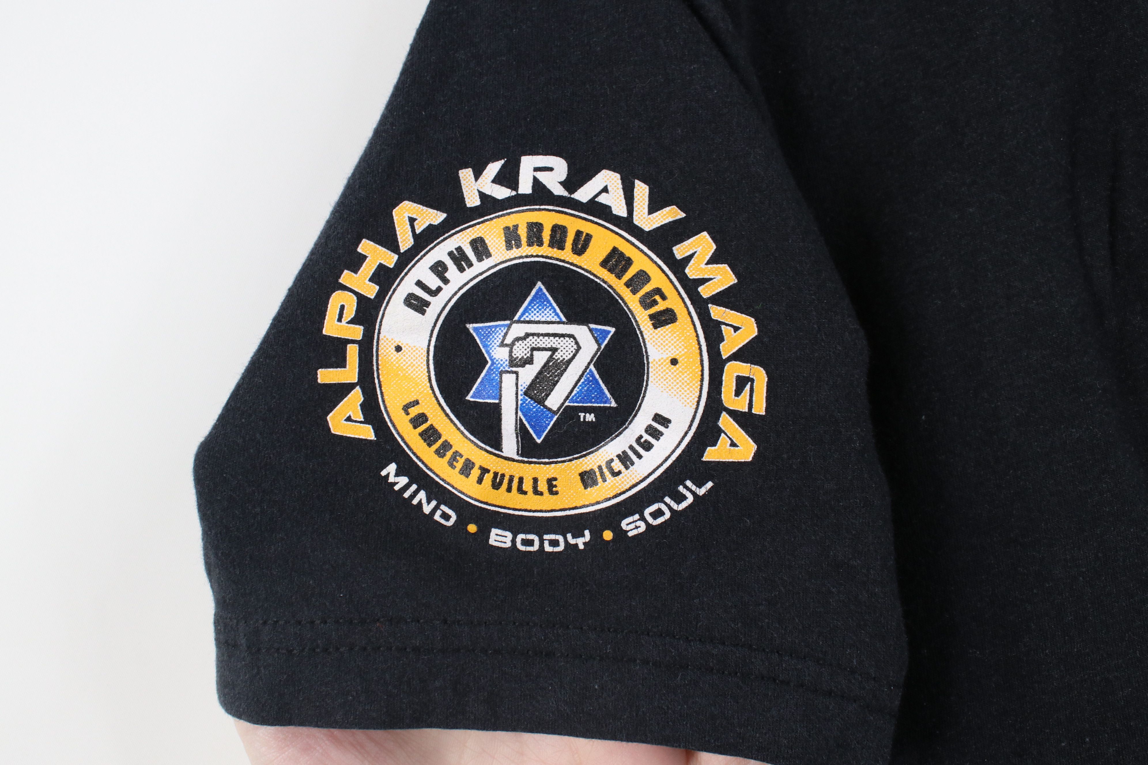 Vintage Vintage Spell Alpha Krav Maga Defense Short Sleeve T-Shirt Size US XS / EU 42 / 0 - 5 Thumbnail