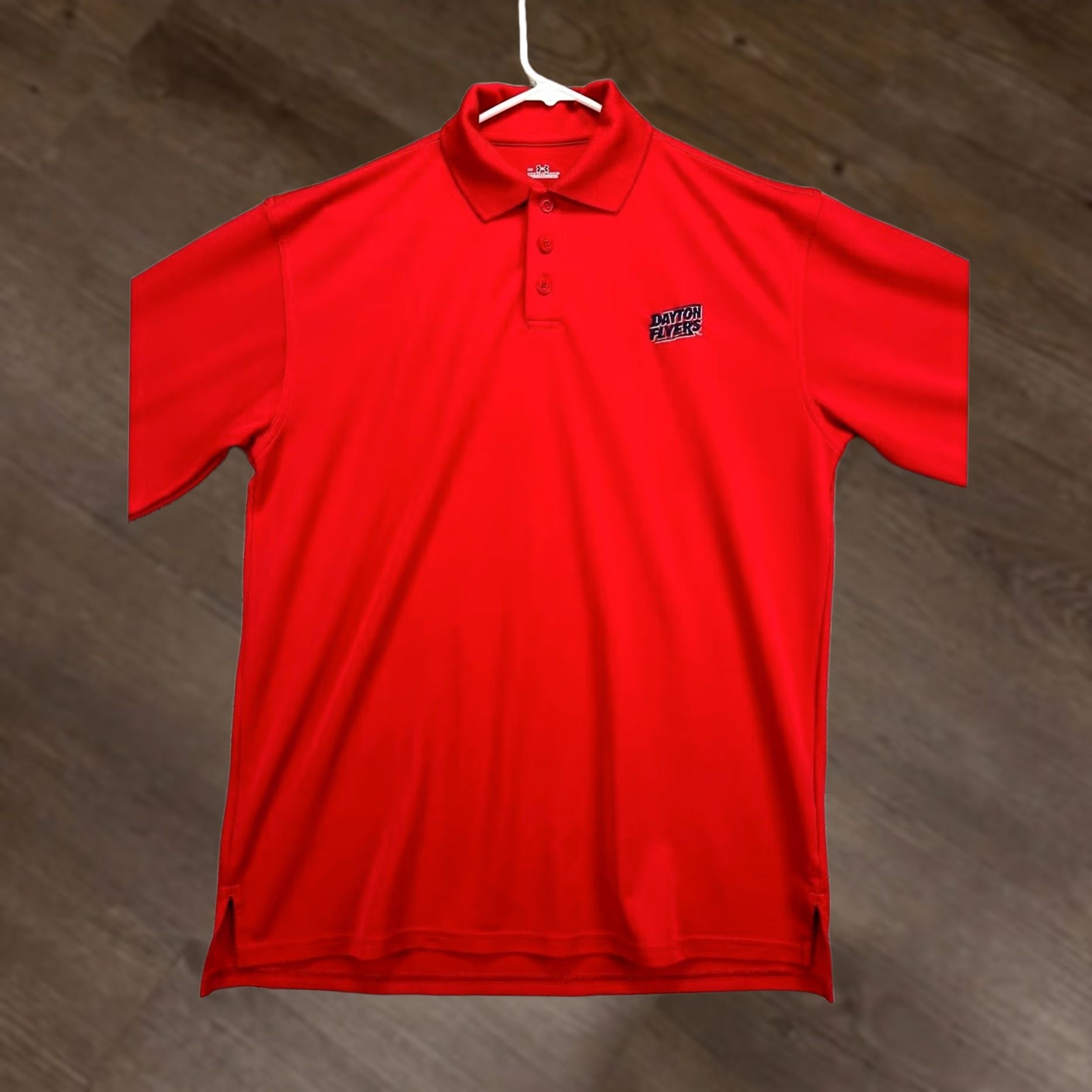 Under Armour Dayton Flyers Polo Shirt Under Armour Mens Medium Red Long Sleeve Athletic Size US M / EU 48-50 / 2 - 1 Thumbnail