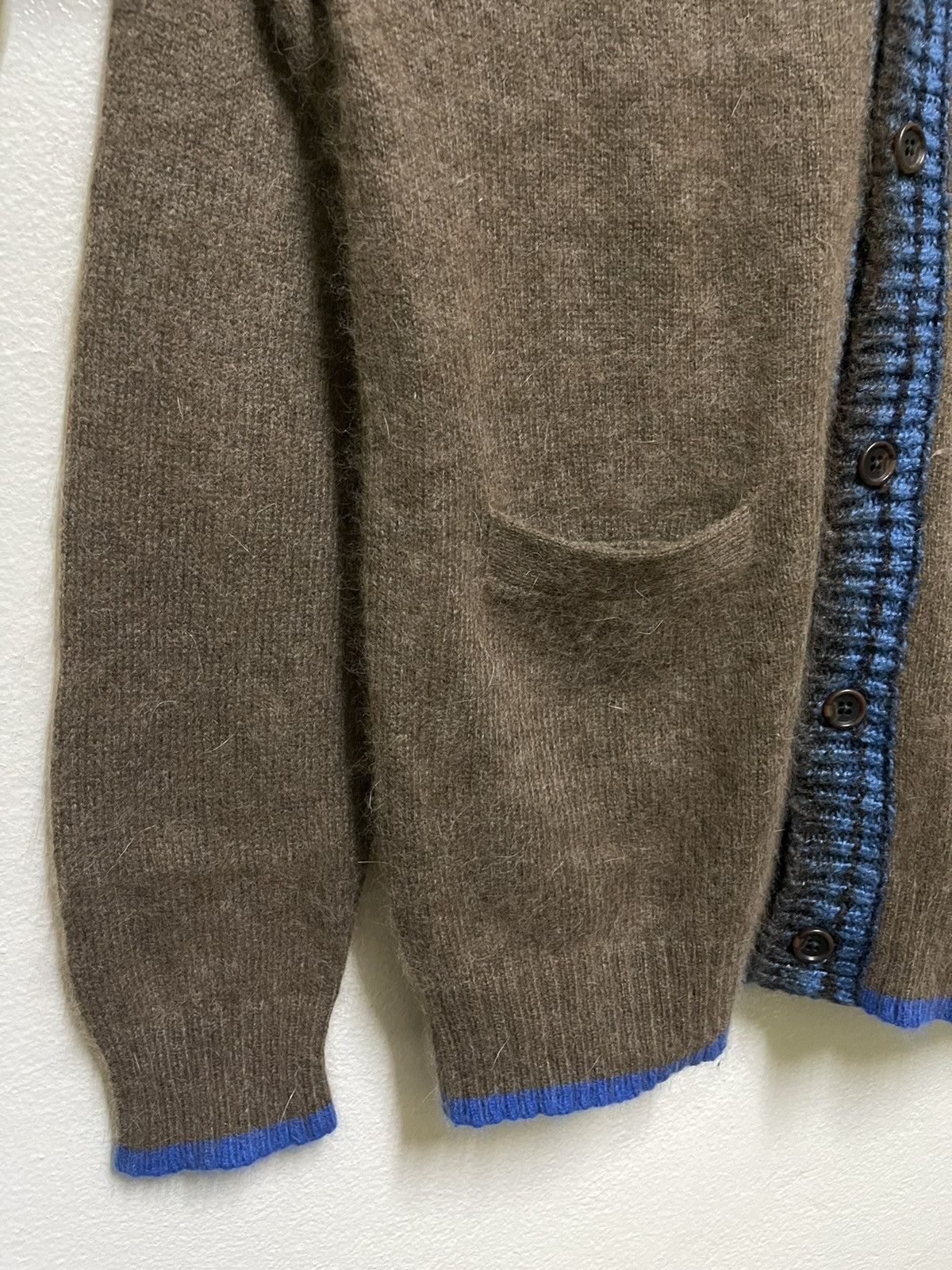 Frapbois × Issey Miyake × Japanese Brand Frapbois Bigi Sample Cardigan Knitwear Japan Size US M / EU 48-50 / 2 - 3 Thumbnail